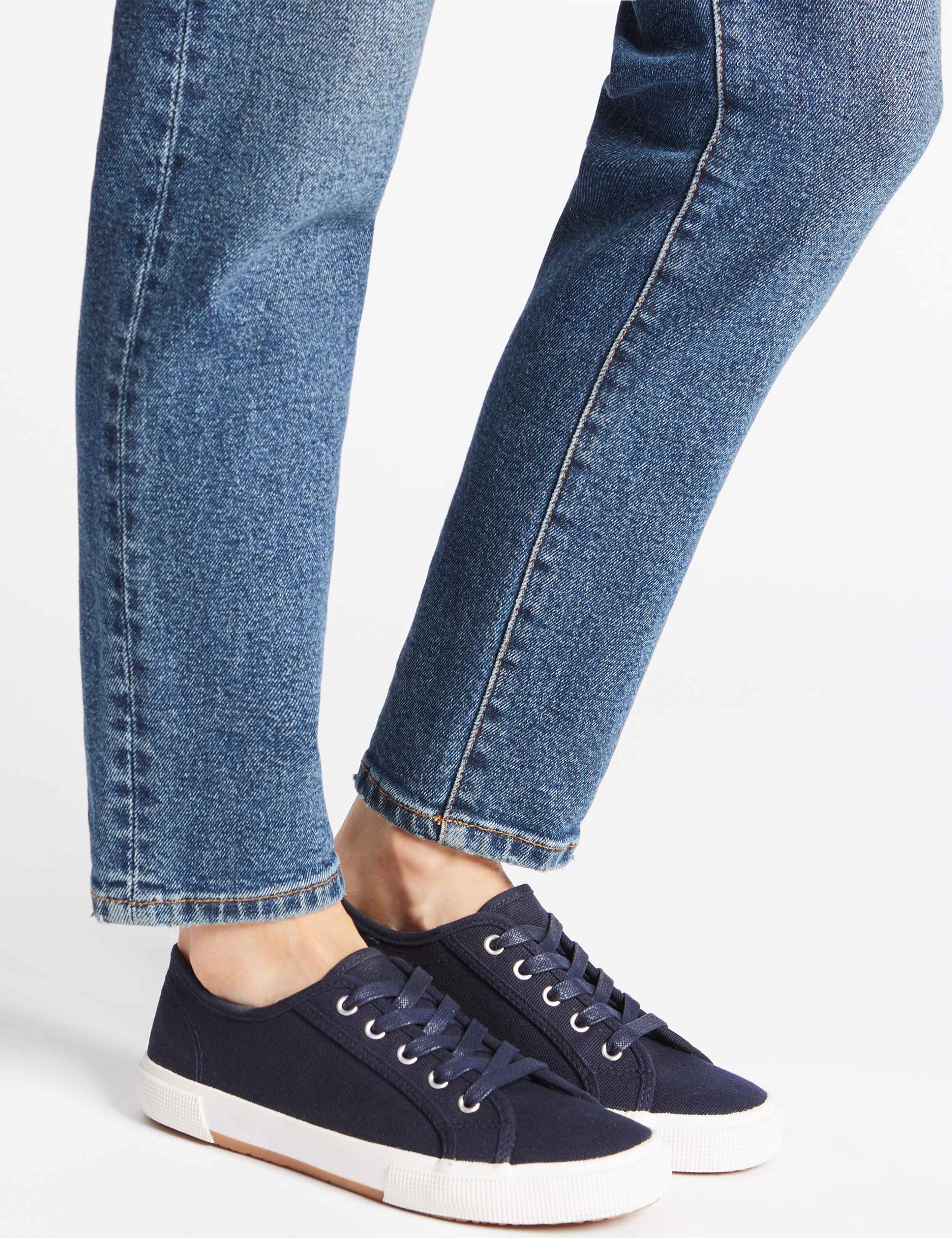 Canvas Lace-up Trainers 1 of 6