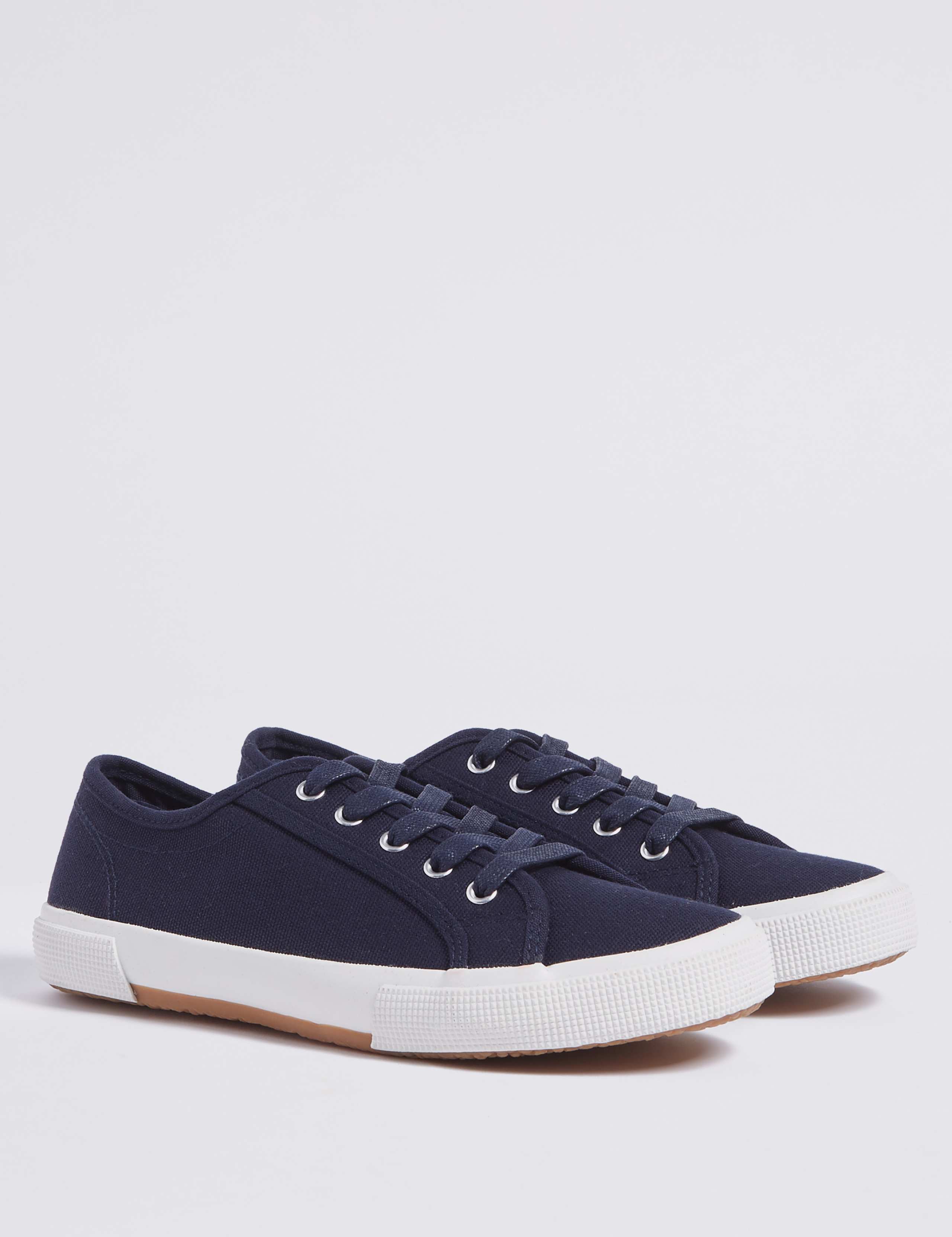 Canvas Lace-up Trainers 3 of 6