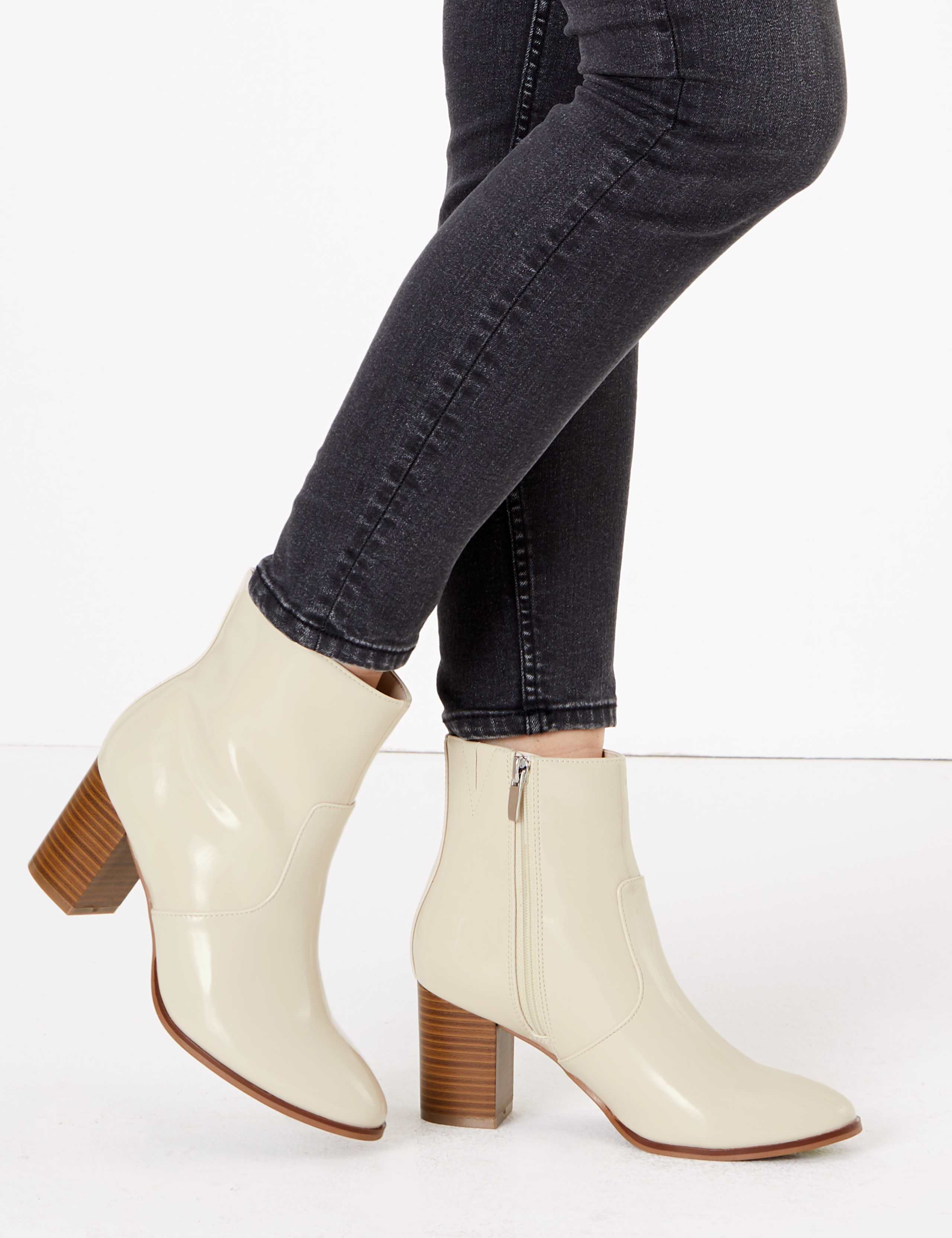 Block Heel Ankle Boots 1 of 5