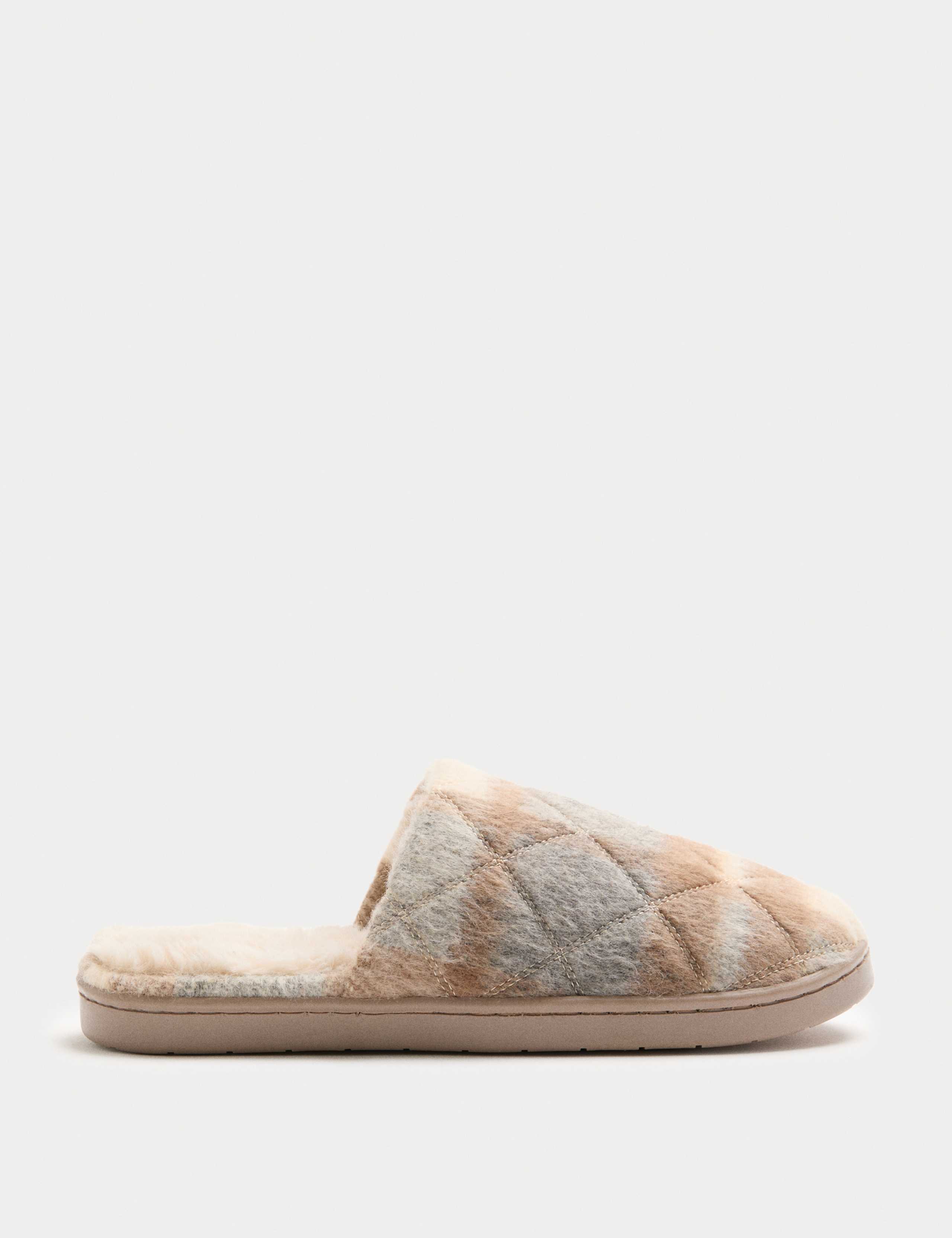 Printed Quilted Slippers with Secret Support 2 of 3