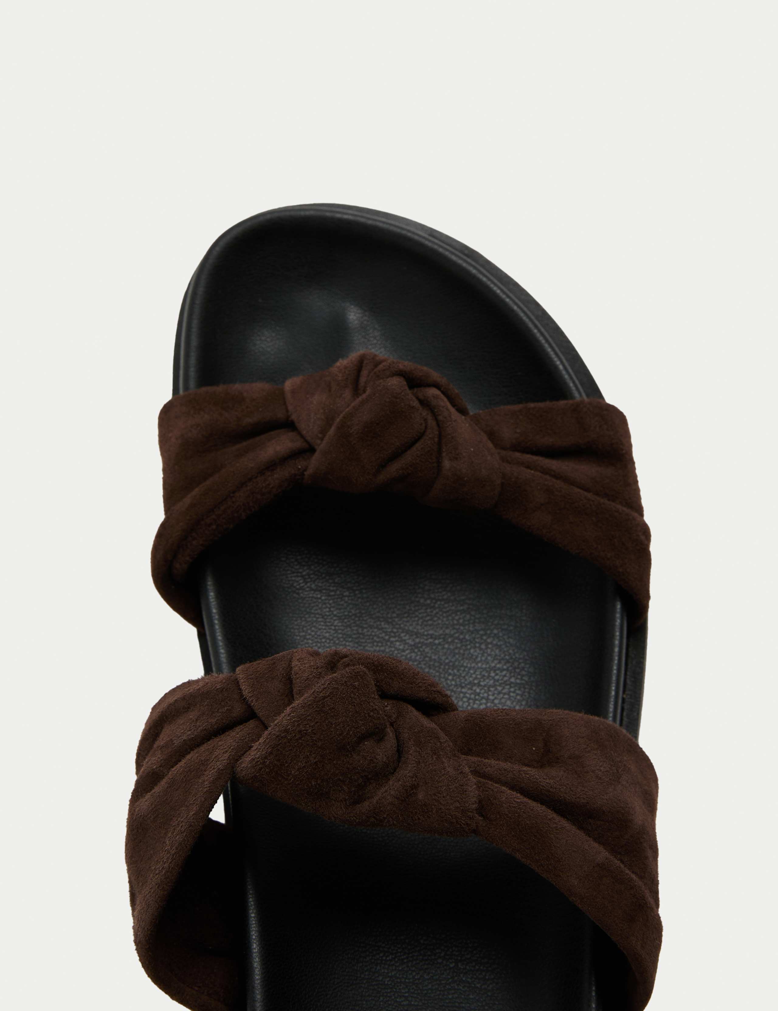 Suede Knot Footbed Mules 3 of 3
