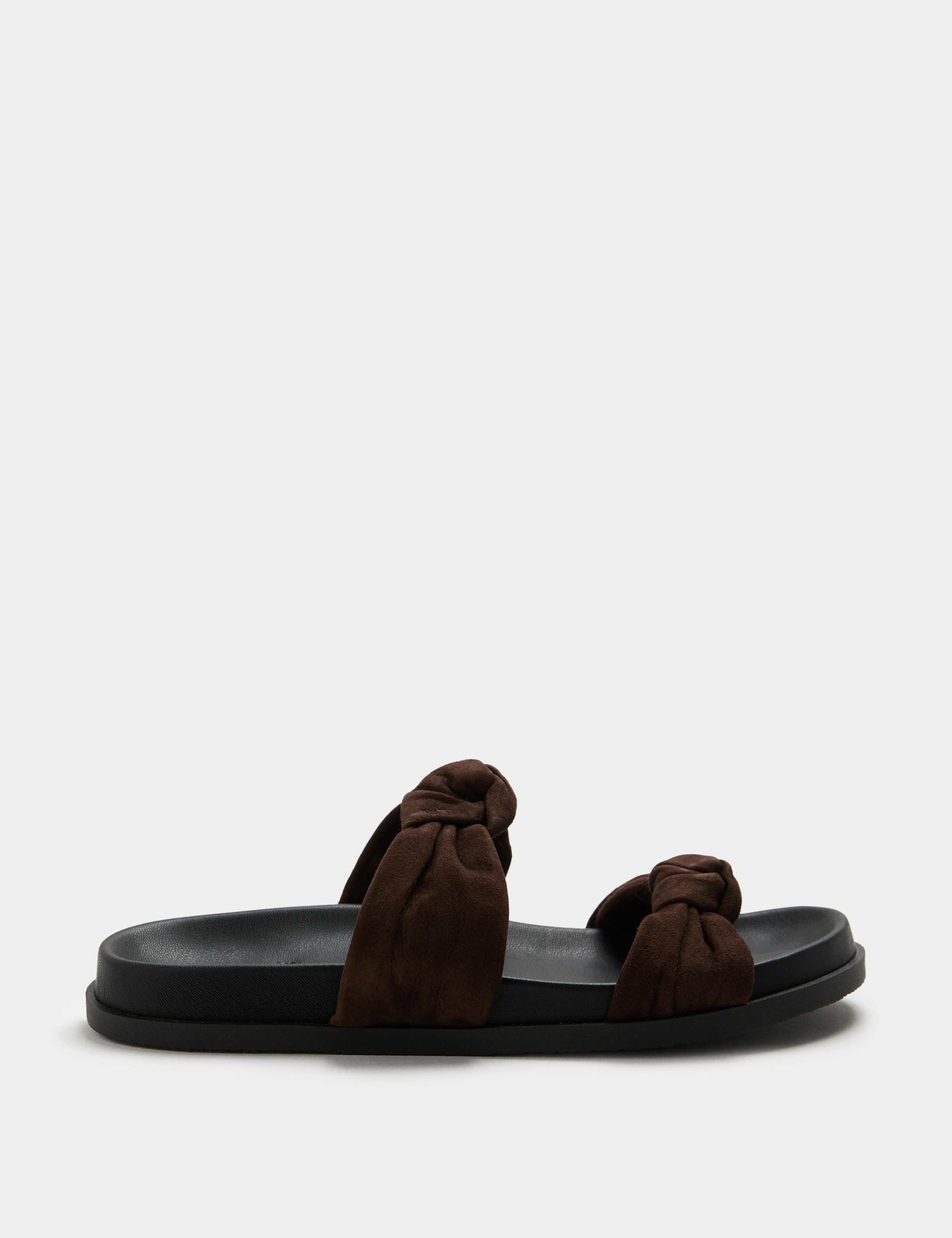 Suede Knot Footbed Mules 2 of 3