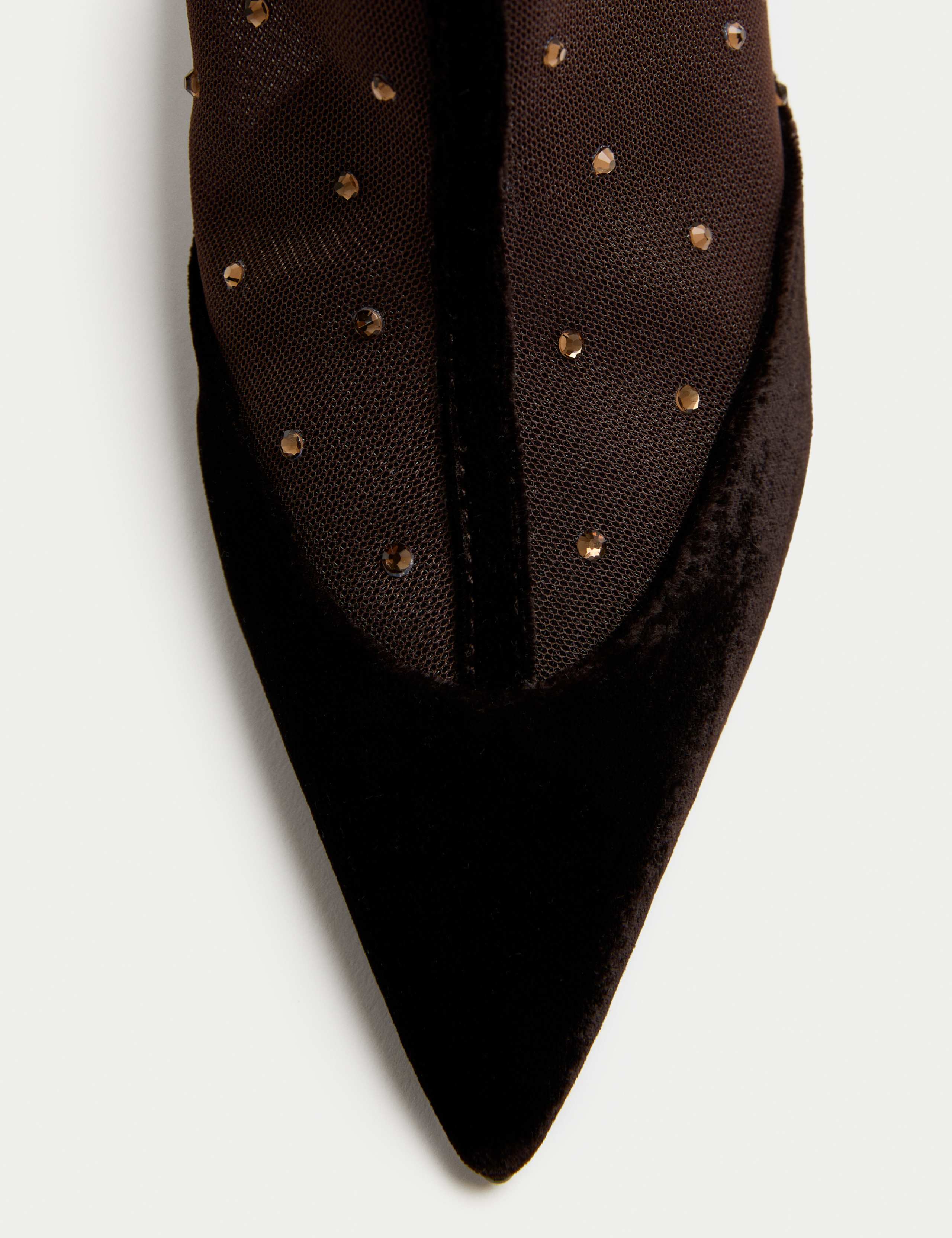 Mesh Heeled Ankle Boots 3 of 3