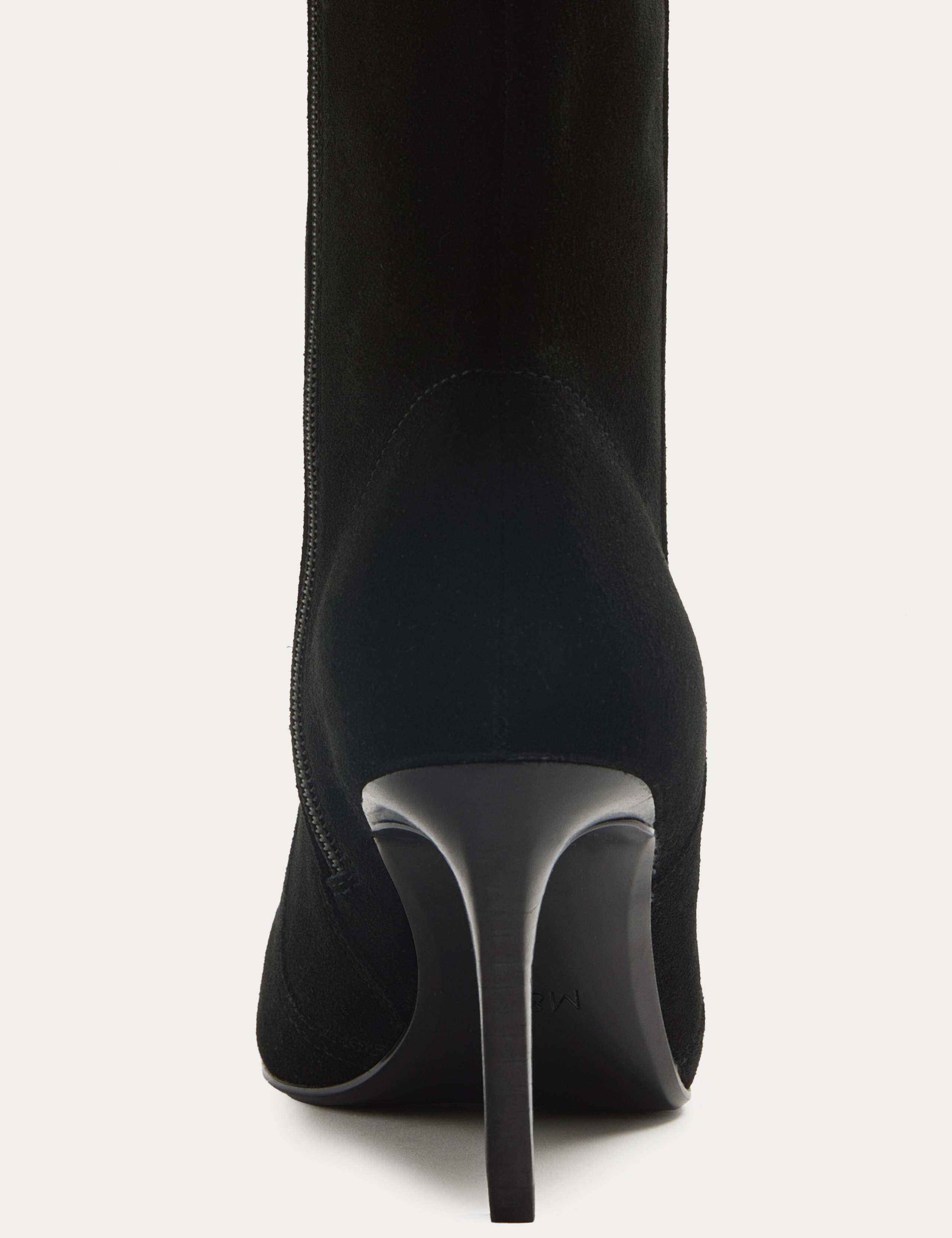 Suede Stiletto Heel Knee High Boots 3 of 3