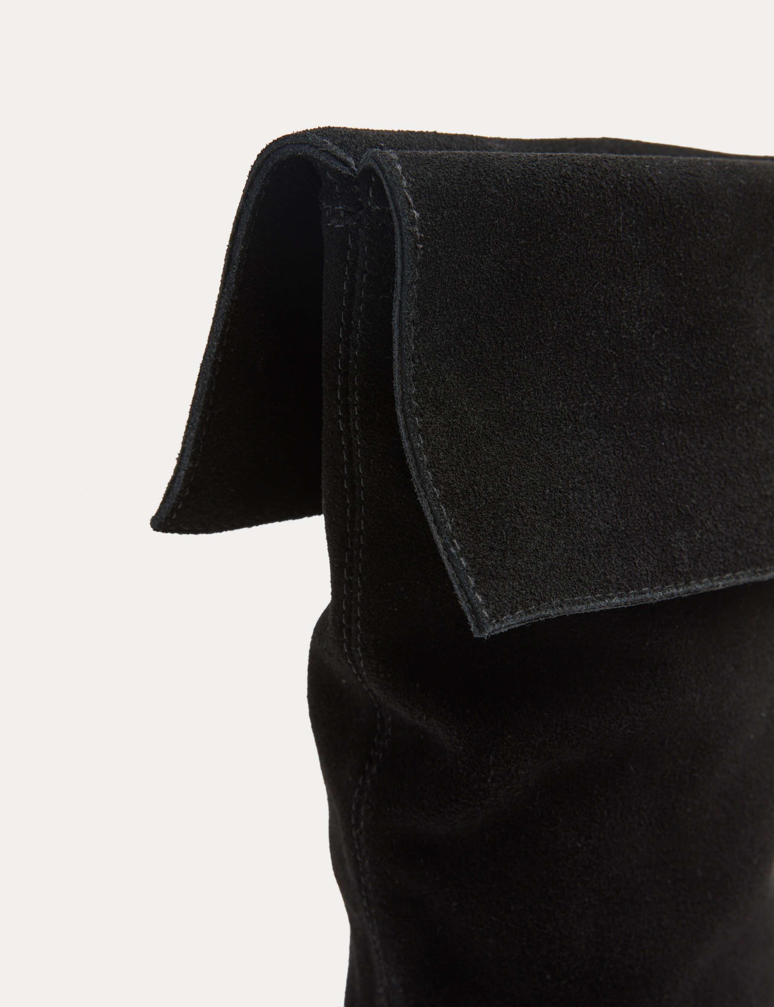 Suede Square Toe Knee High Boots 4 of 4