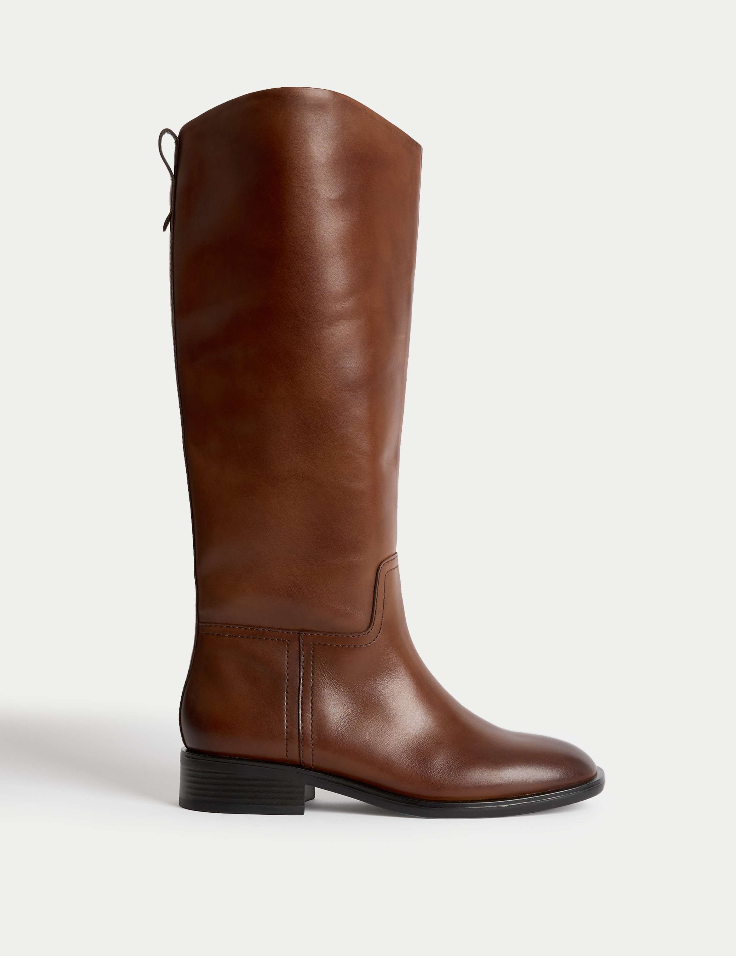 Leather Riding Knee High Boots 1 of 3