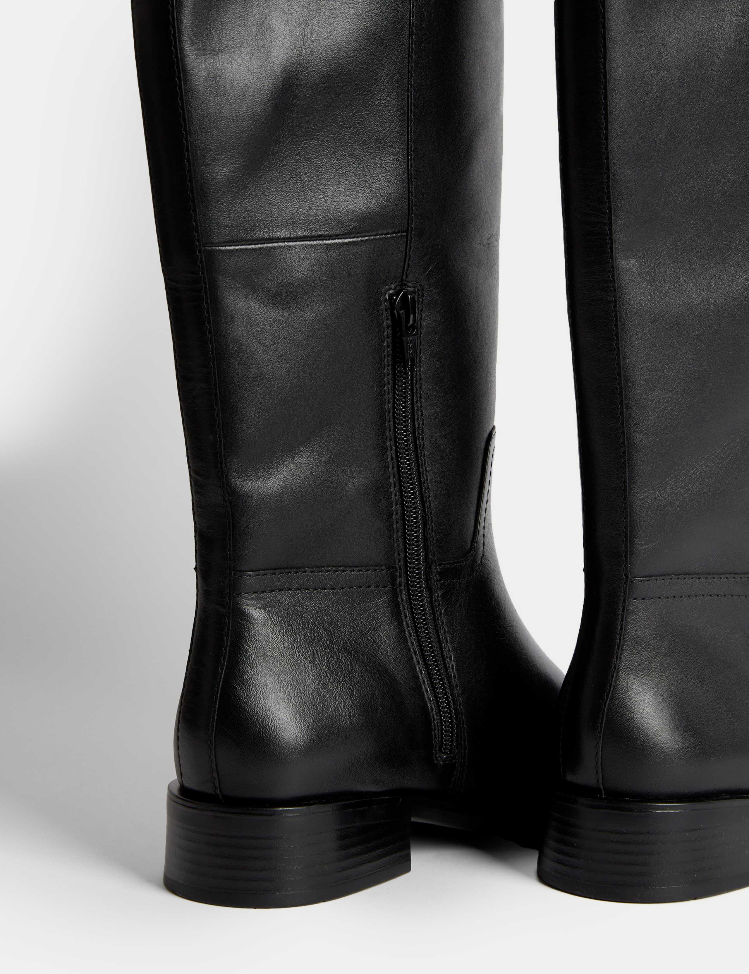 Leather Riding Knee High Boots 3 of 3
