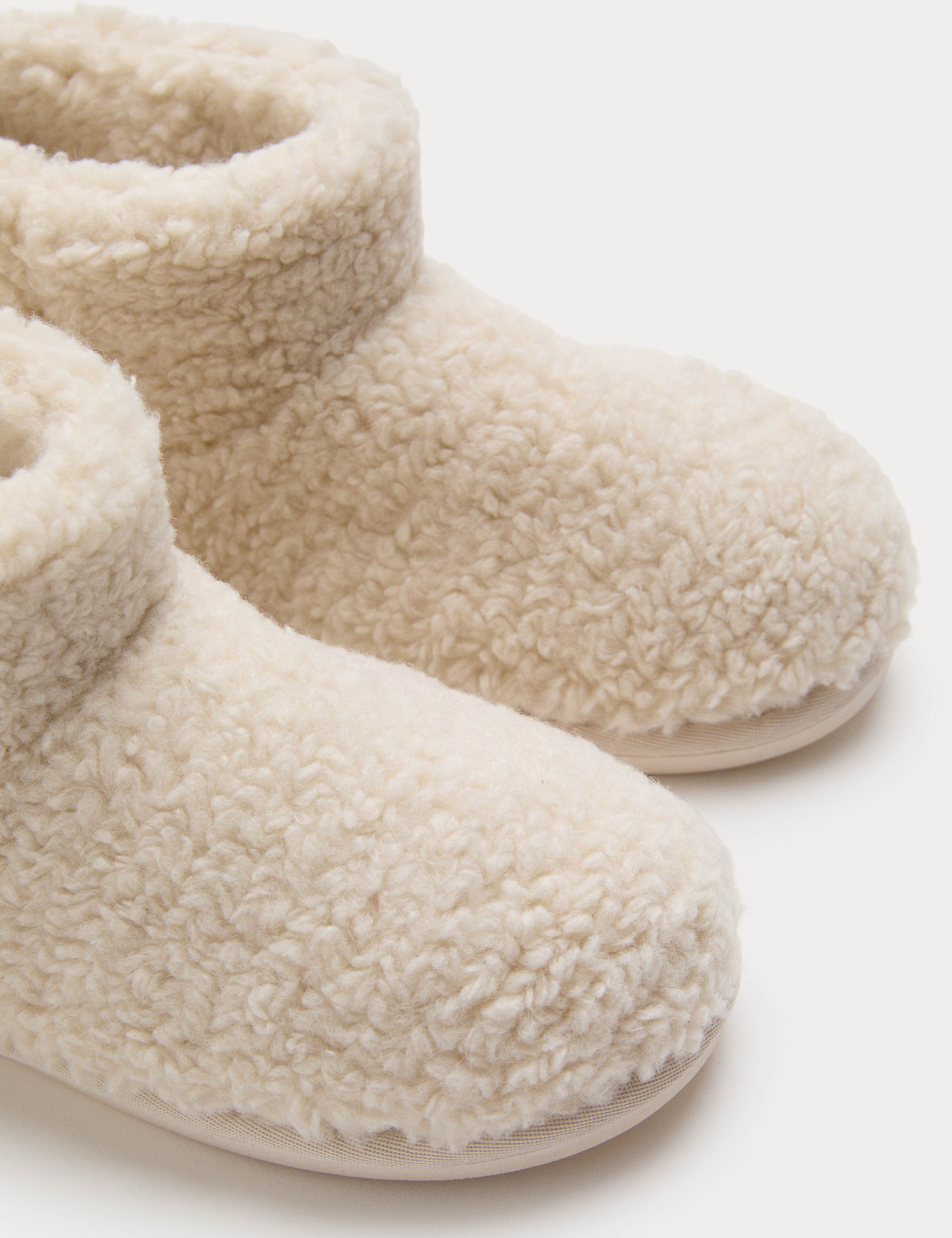 Borg Slipper Boots 1 of 3