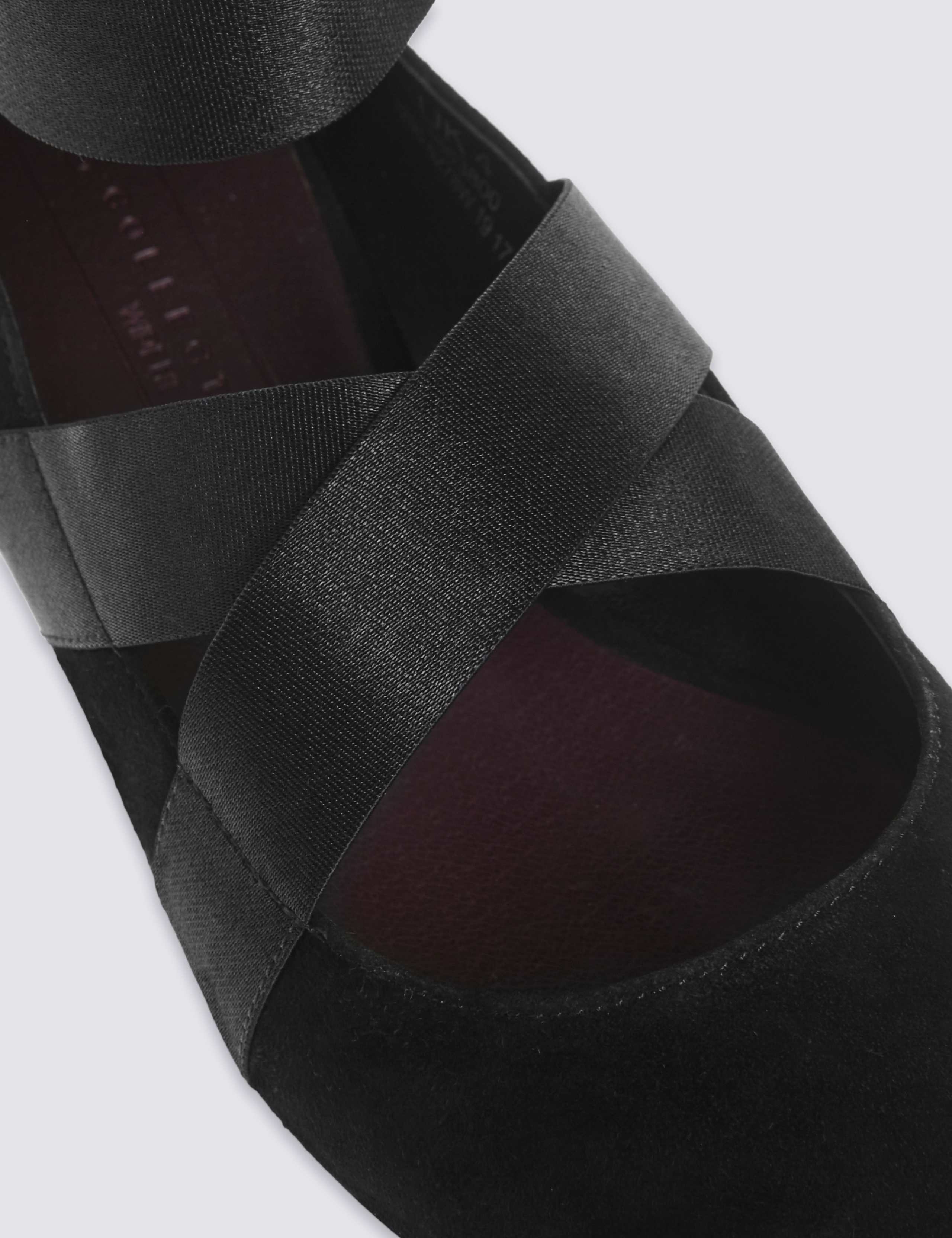 Wide Fit Suede Point Pump Shoes 6 of 6