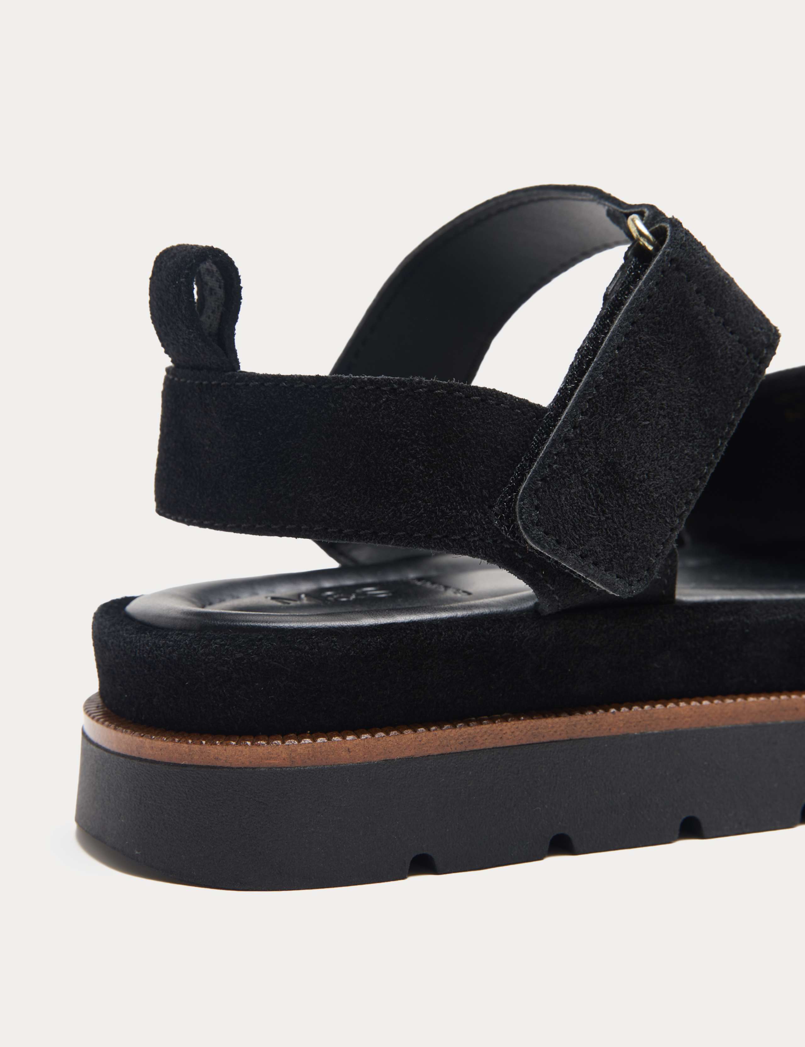 Suede Ankle Strap Flatform Sandals 3 of 3