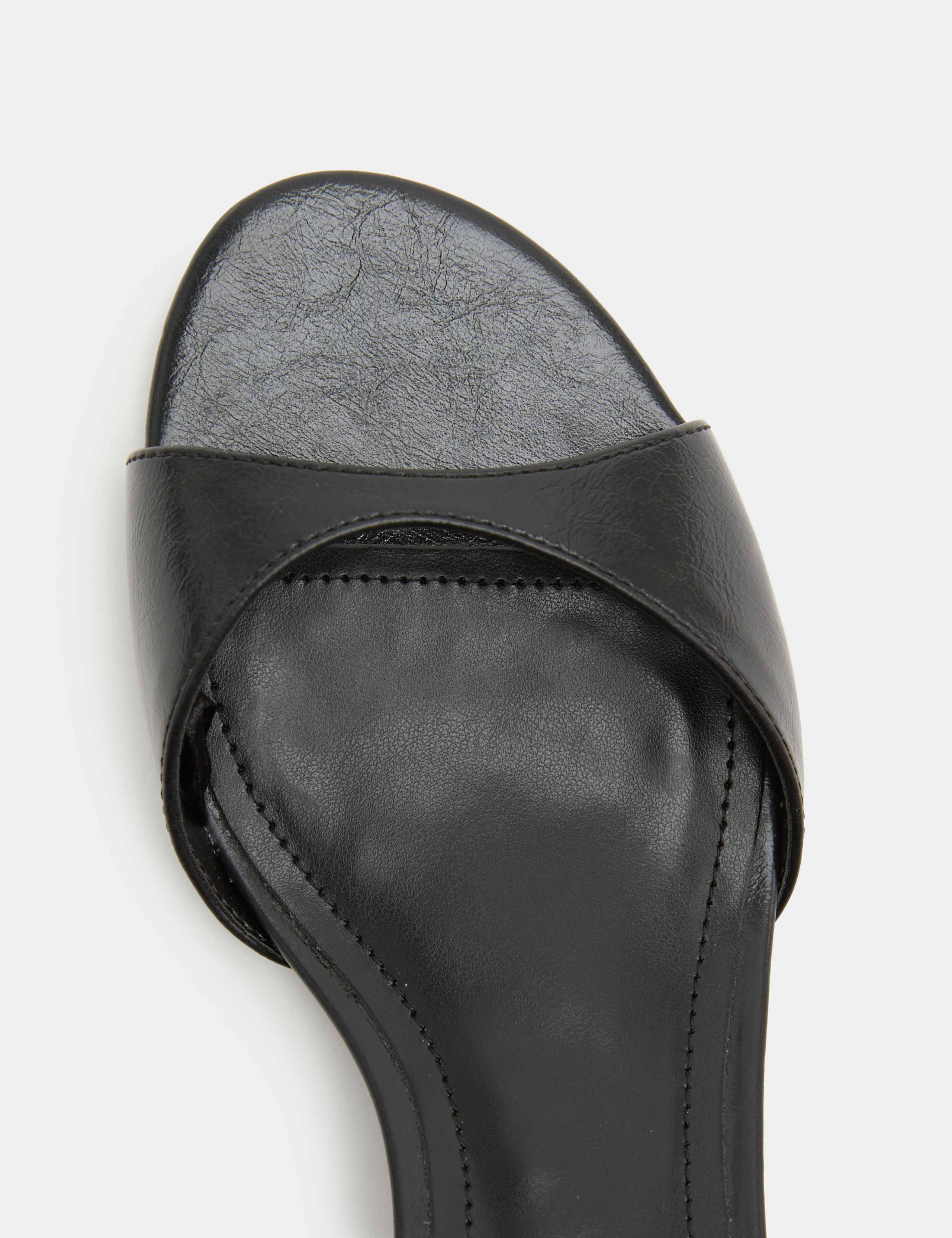 Ankle Strap Kitten Heel Peep Toe Sandals 3 of 3