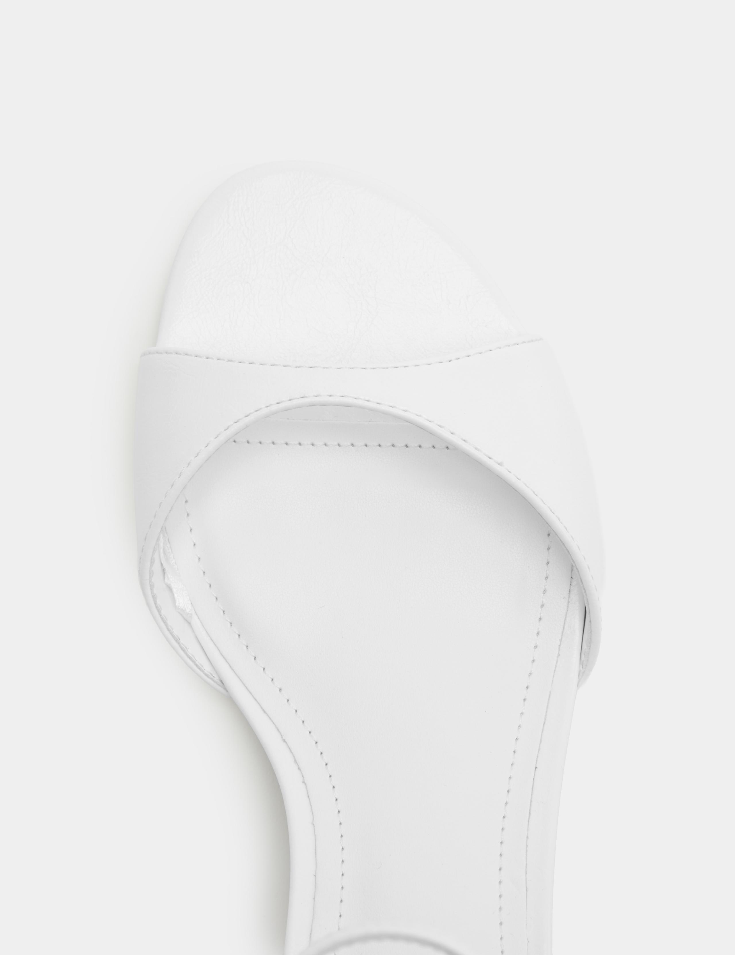Ankle Strap Kitten Heel Peep Toe Sandals 3 of 3