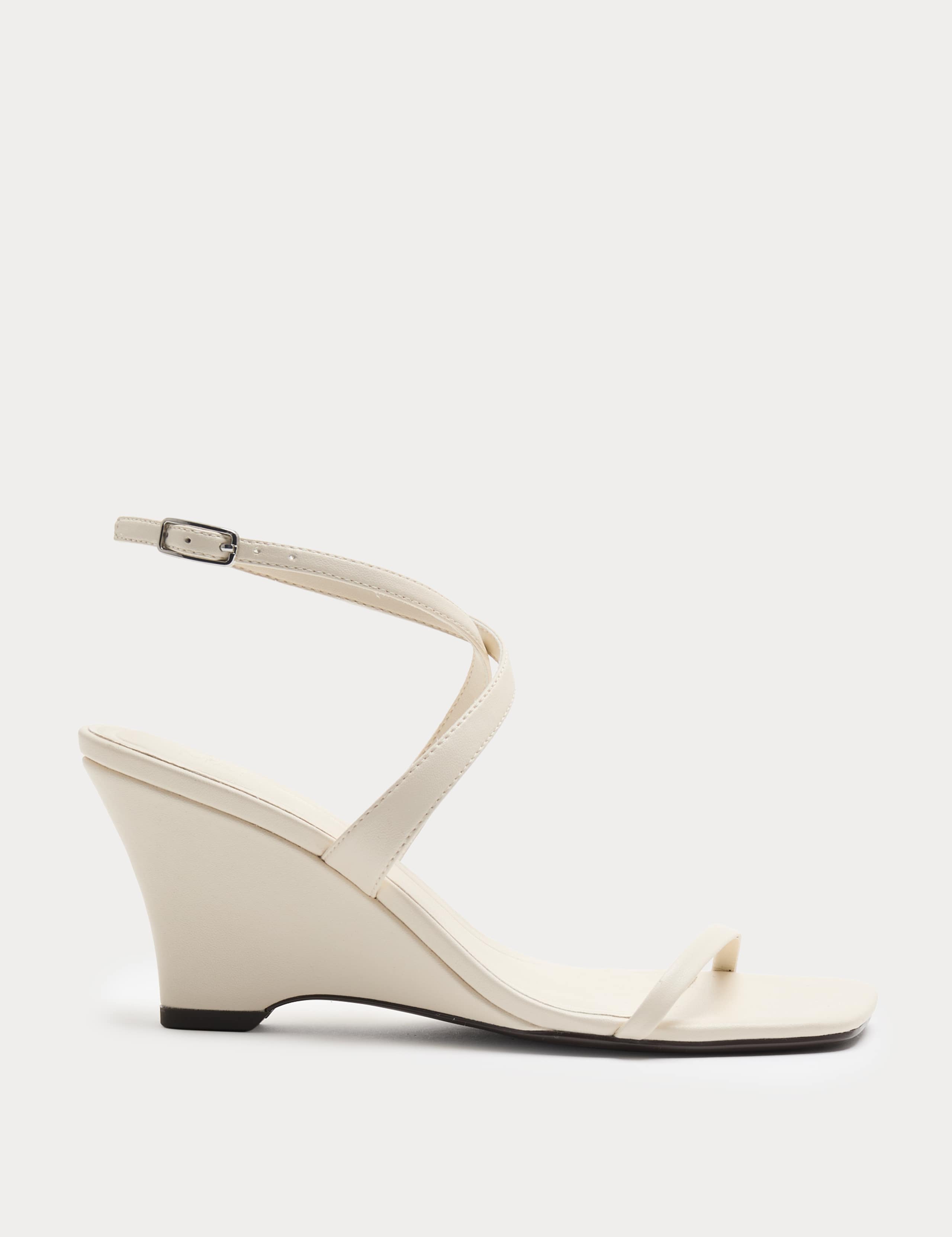 Buckle Strappy Wedge Sandals 2 of 3