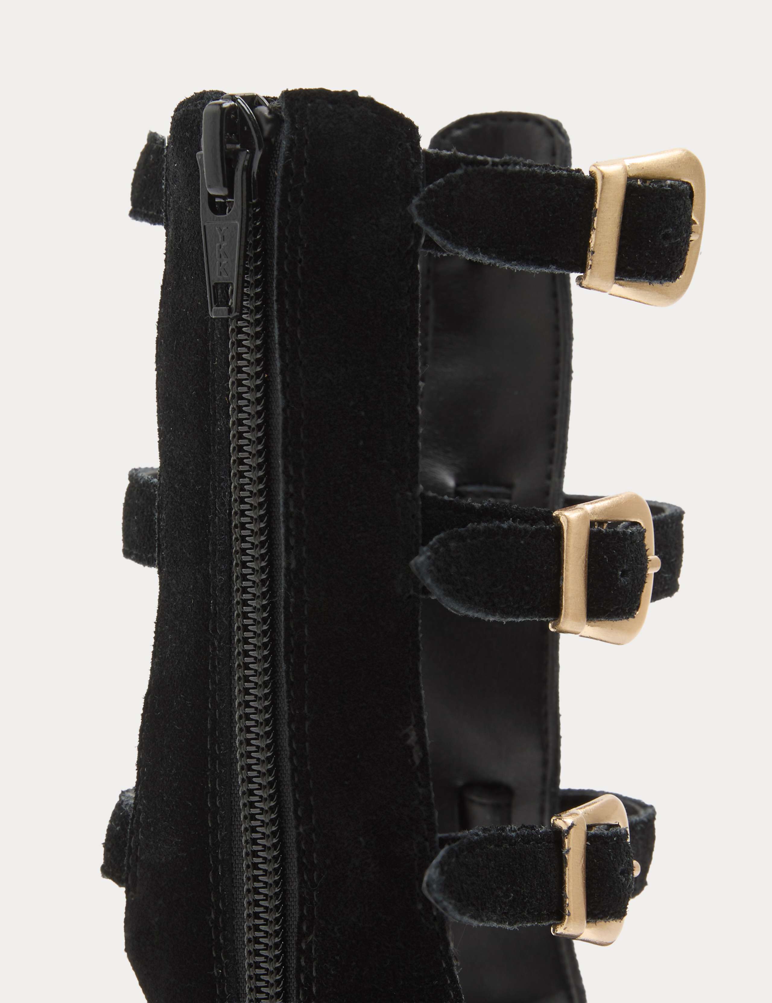 Suede Buckle MidCalf Flat Gladiator Sandals 3 of 3