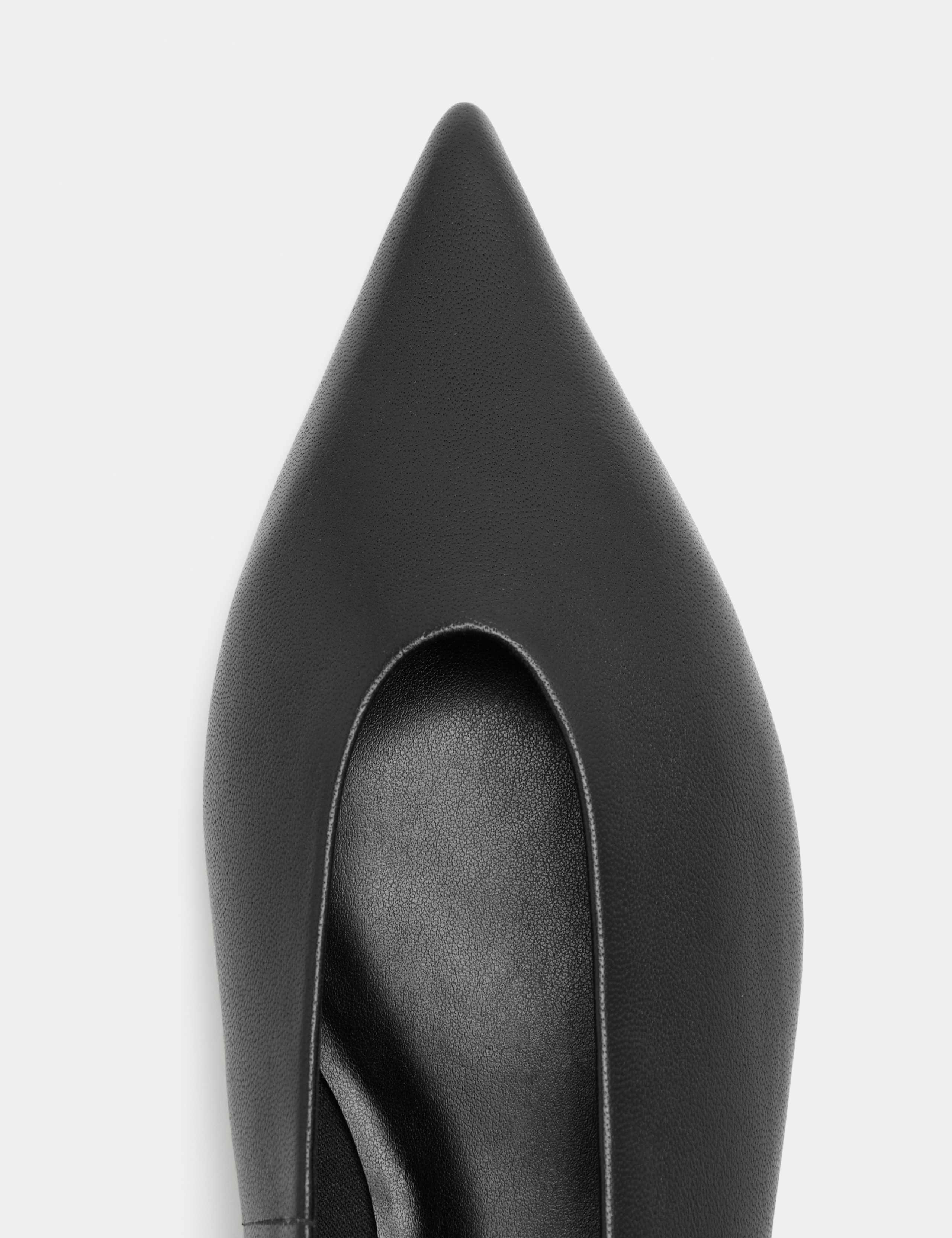 Leather Pointed Toe Ballet Pump 3 of 3
