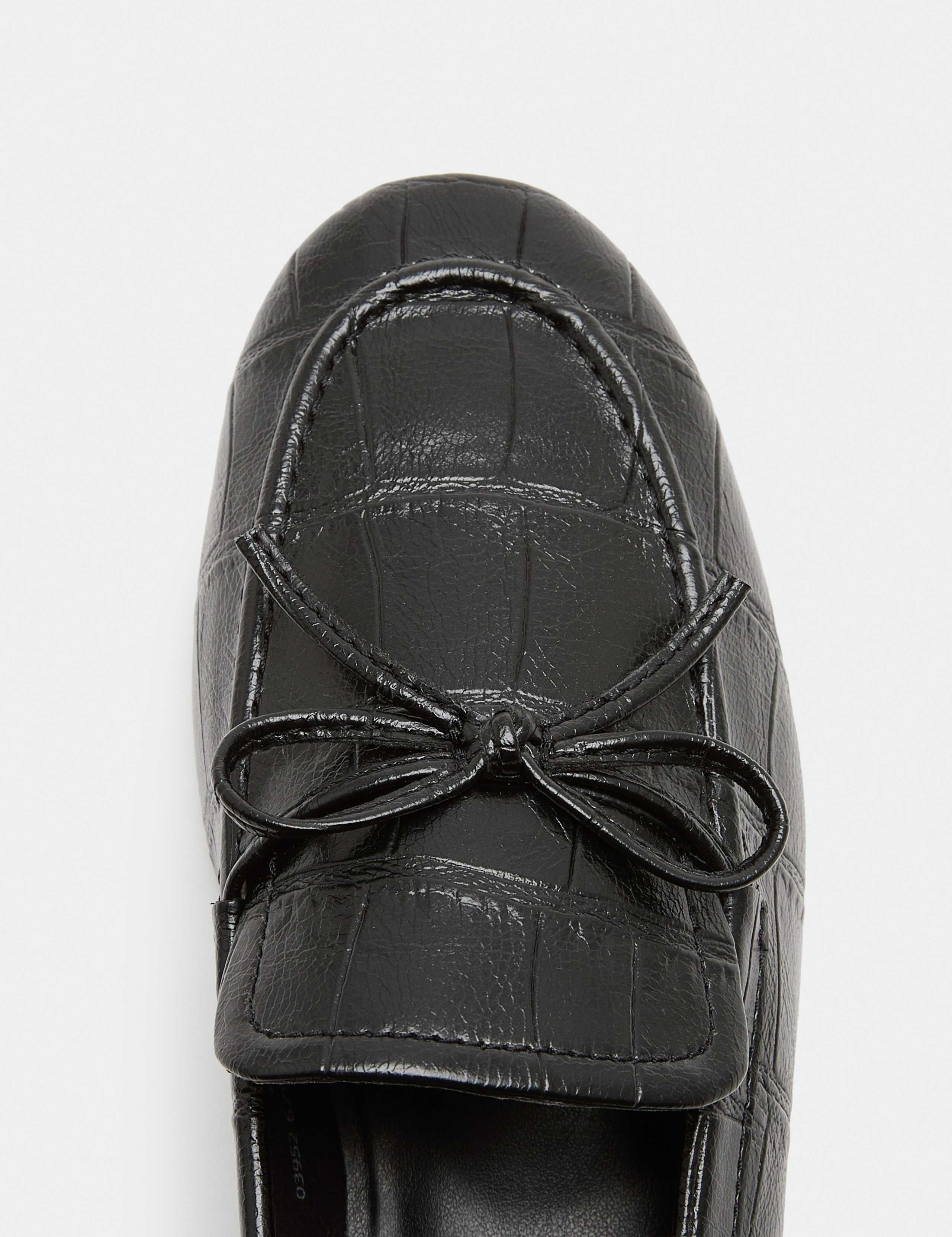 Croc Bow Flat Loafers 3 of 3