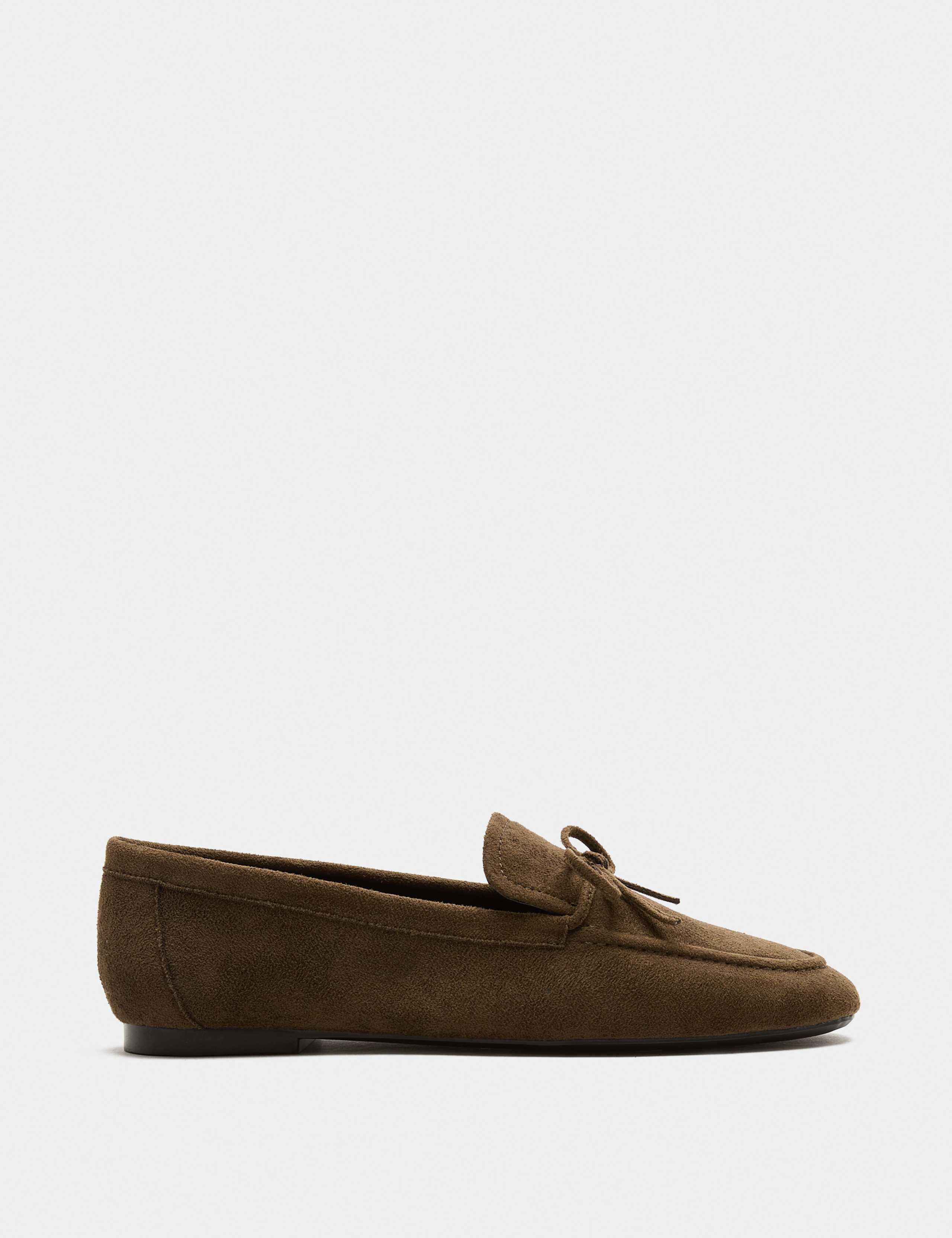 Bow Flat Loafer Pumps 2 of 3