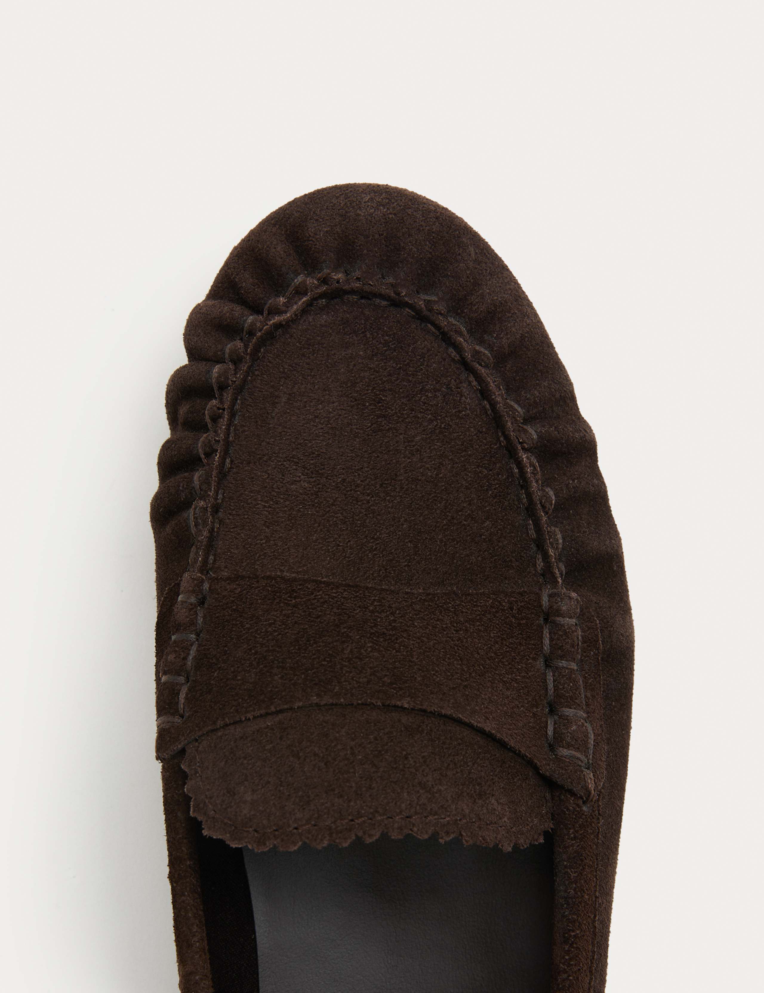 Suede Flat Loafer Pumps 3 of 3