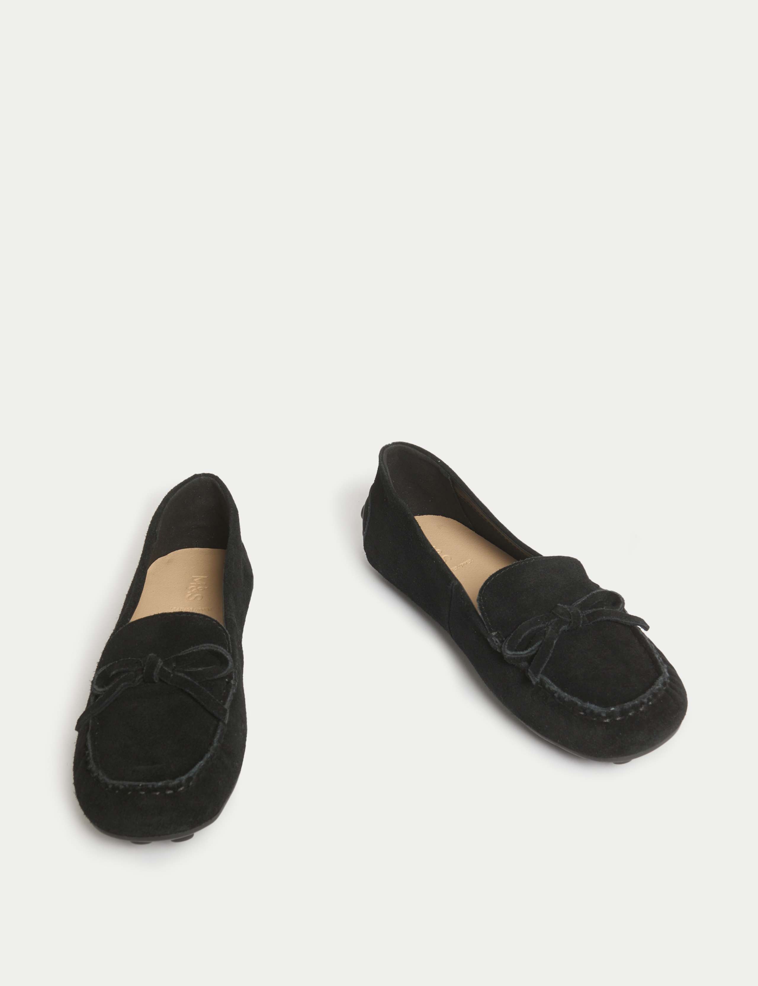 Suede Slip On Flat Loafers 2 of 3