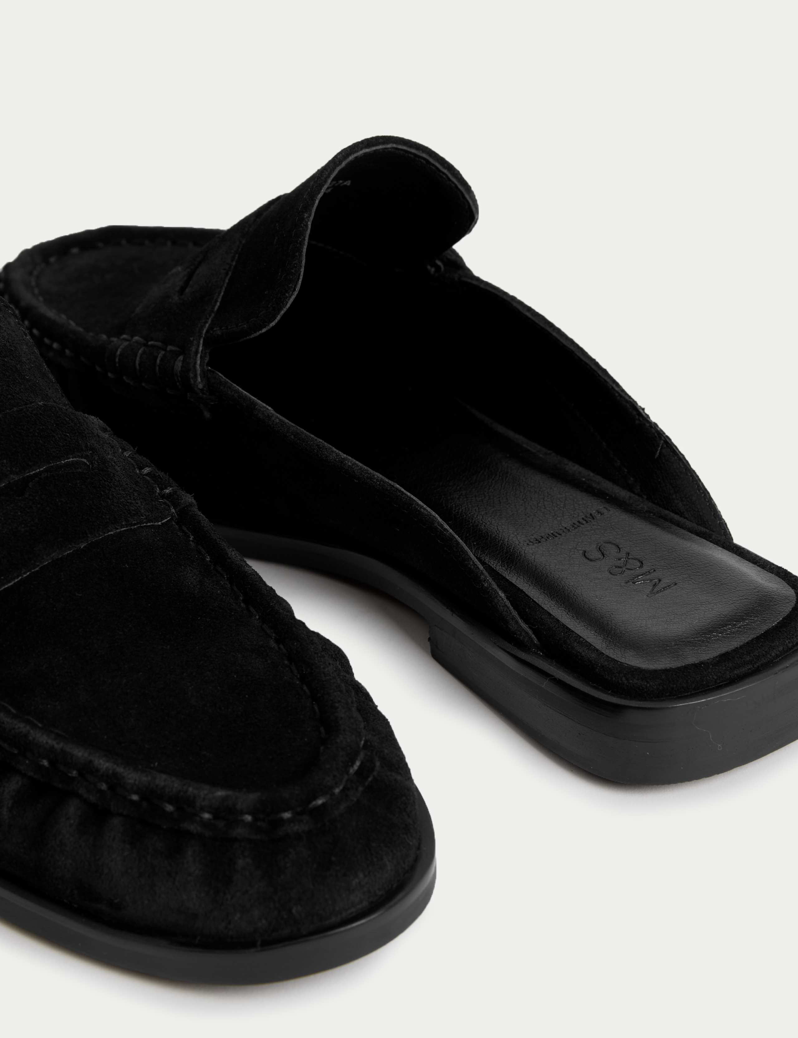 Suede Loafer Mules 3 of 3