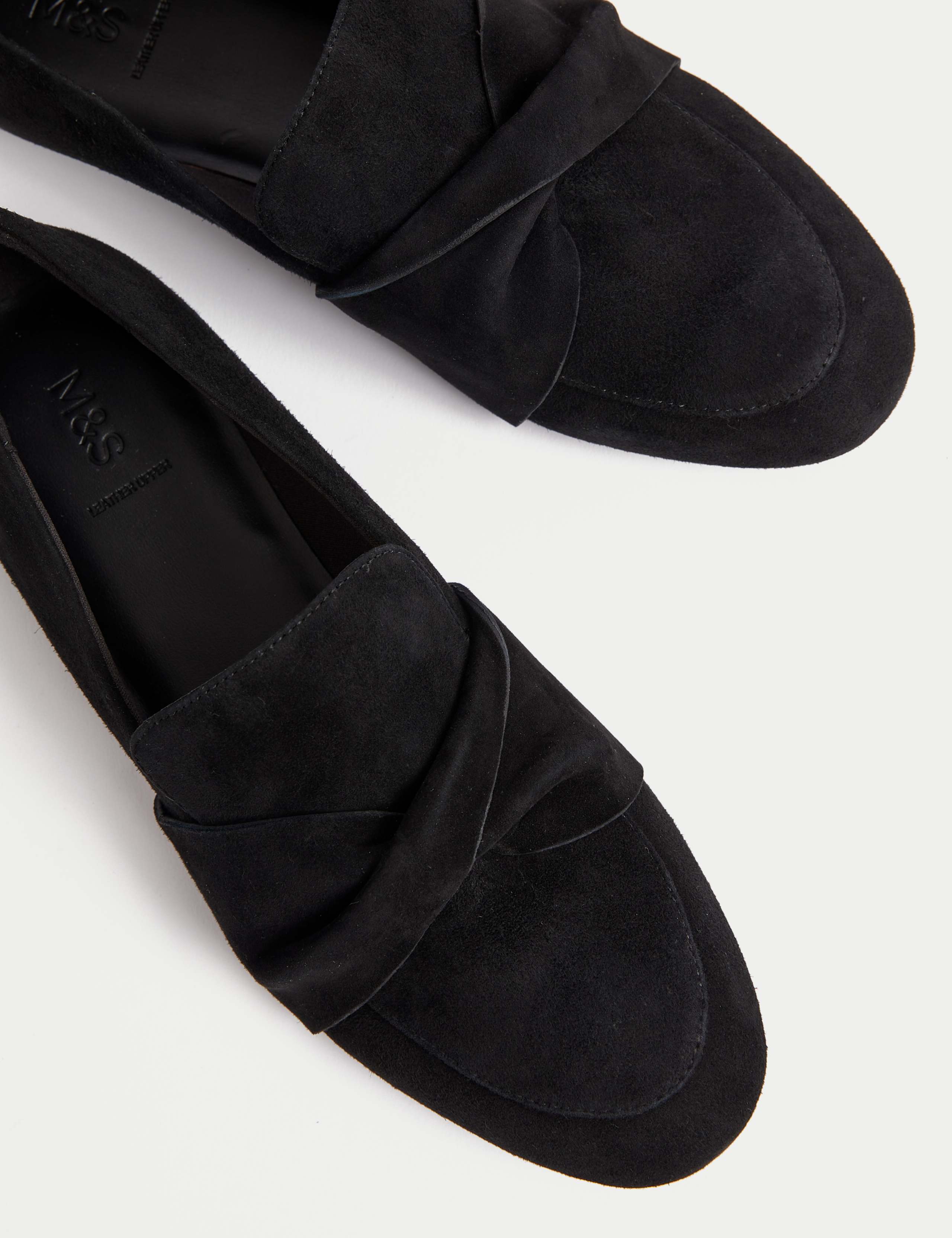 Suede Bow Loafers 3 of 3