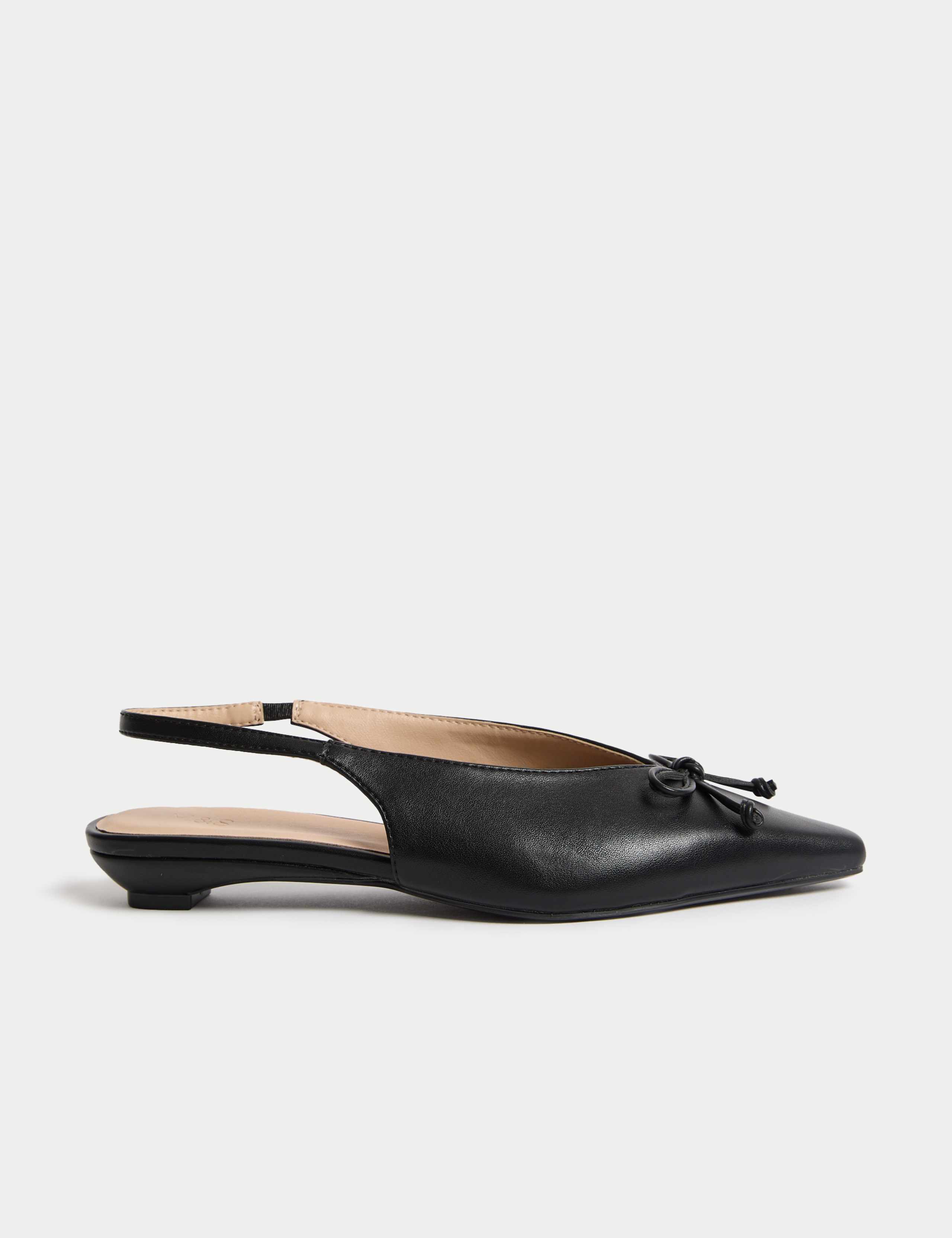 Bow Wedge Slingback Shoes 1 of 3