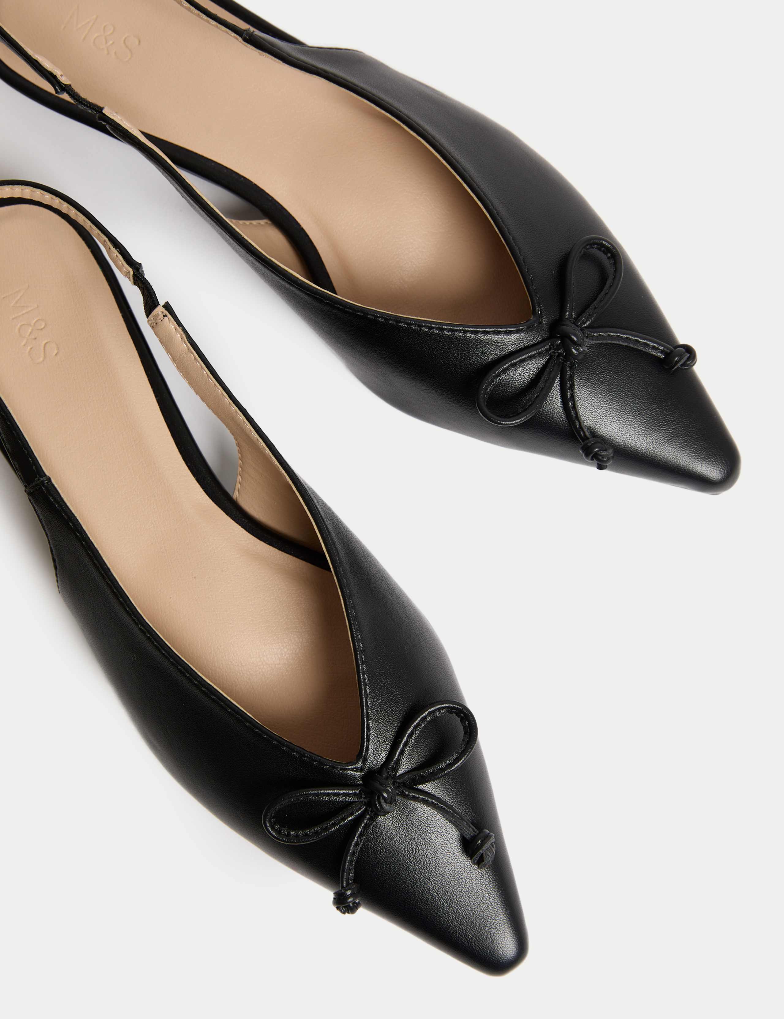 Bow Wedge Slingback Shoes 3 of 3