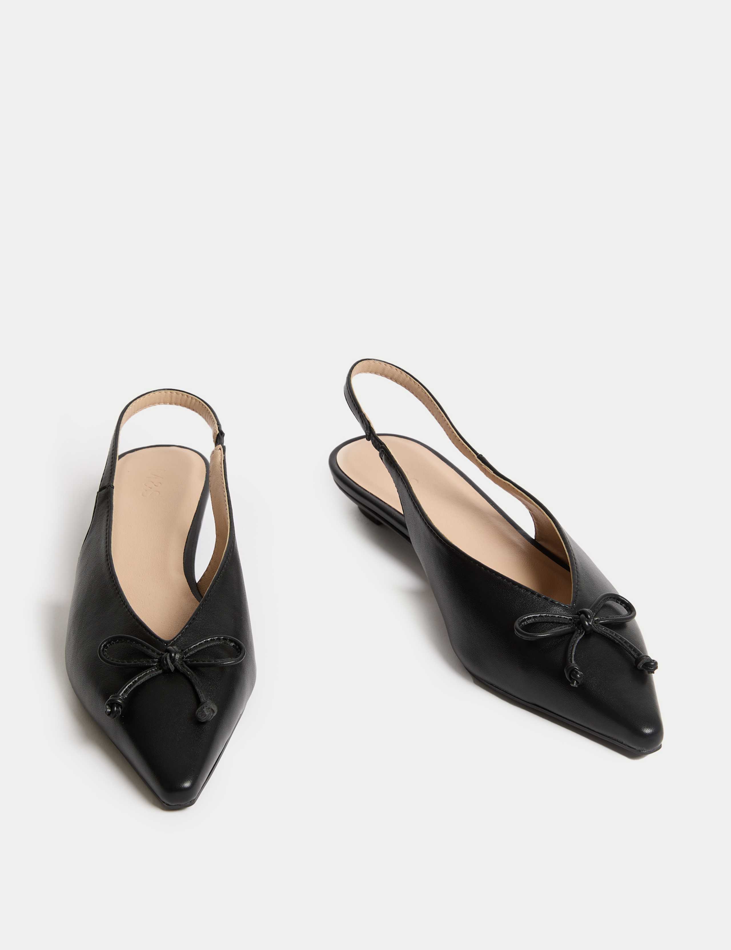 Bow Wedge Slingback Shoes 2 of 3