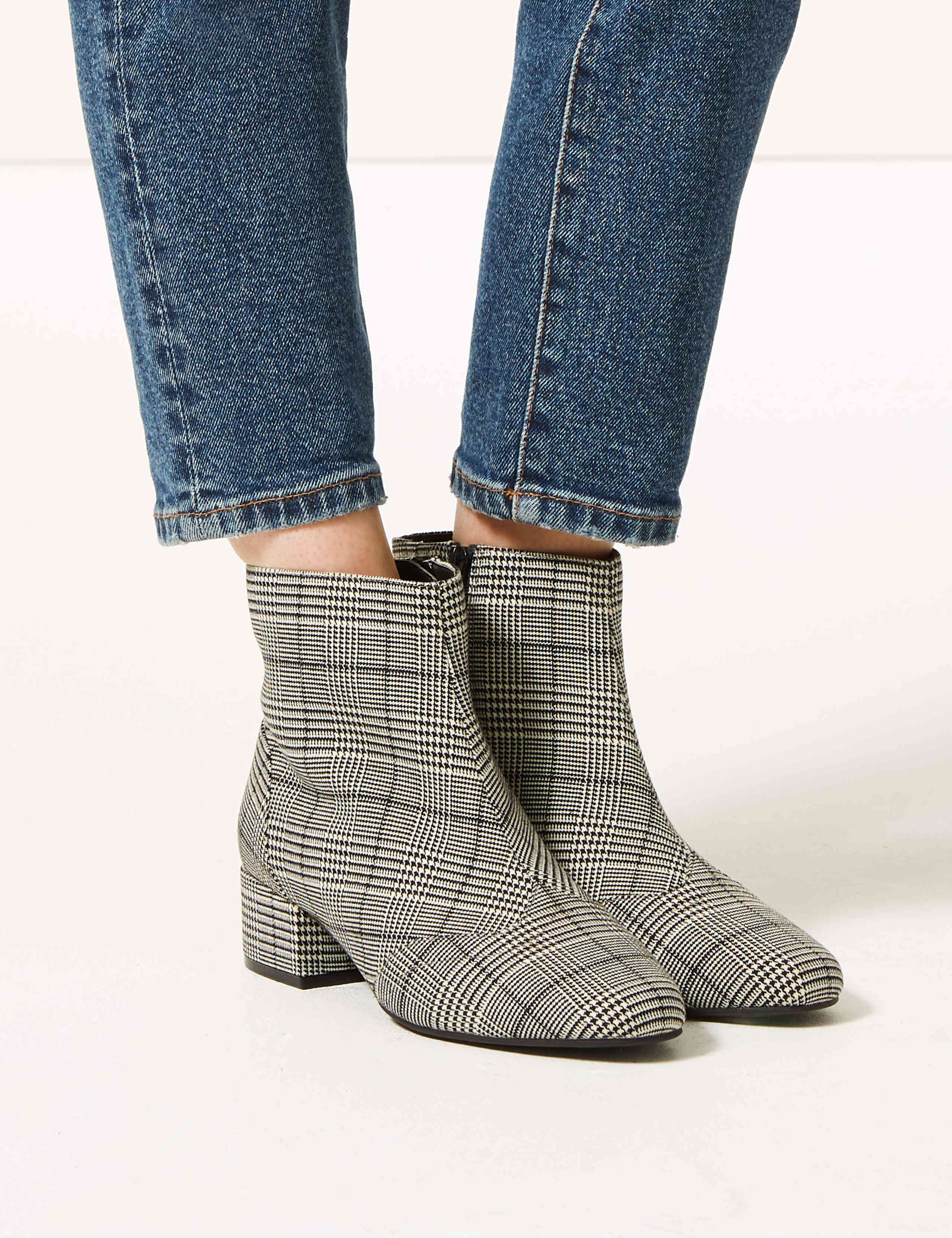 Extra Wide Fit Brogue Ankle Boots 1 of 6