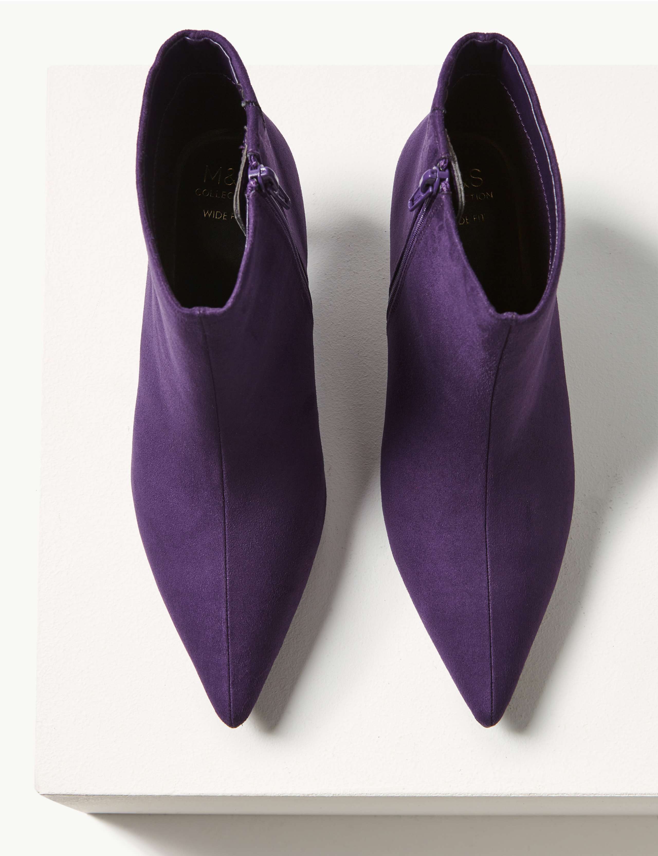 Wide Fit Kitten Heel Ankle Boots 4 of 6