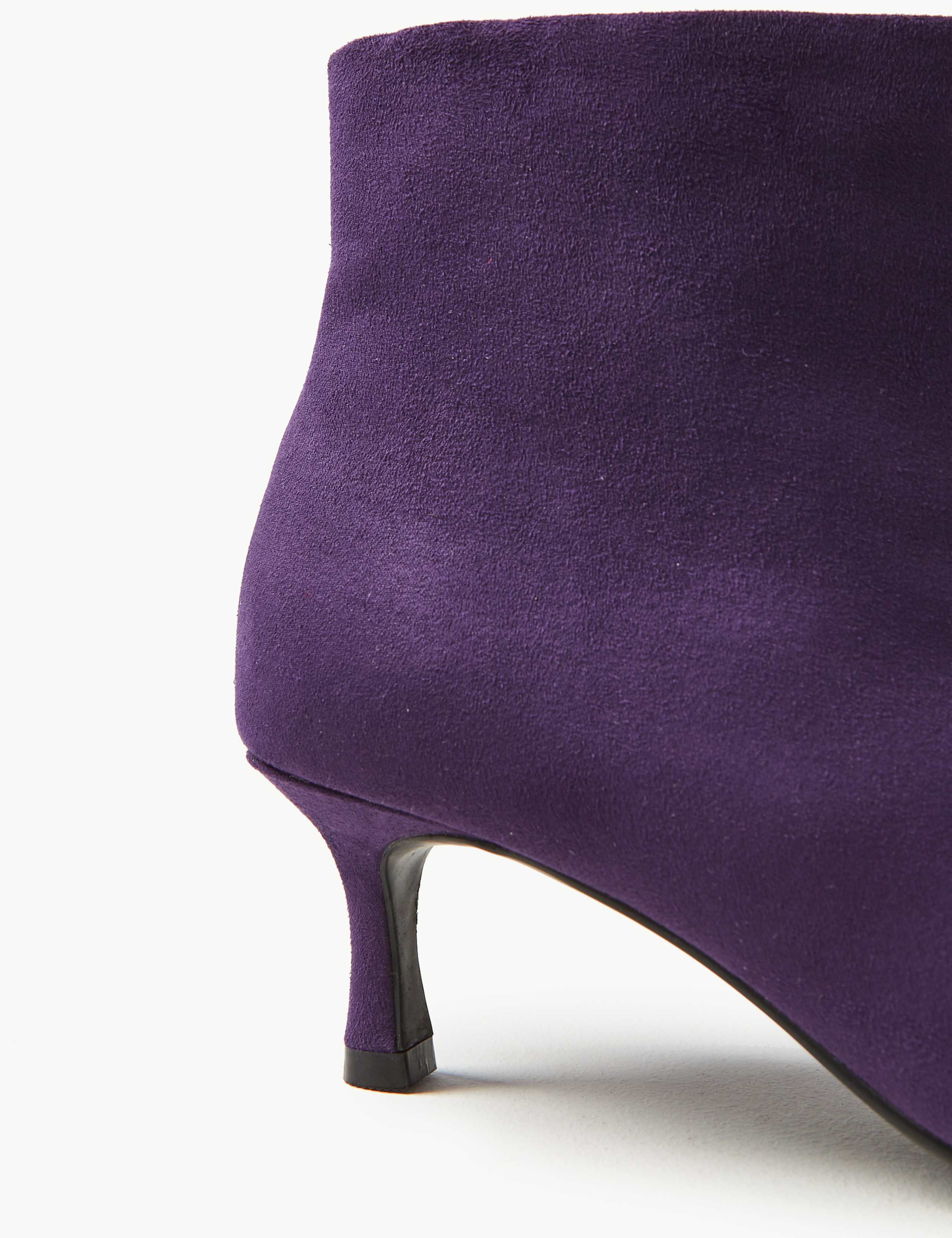 Wide Fit Kitten Heel Ankle Boots 5 of 6