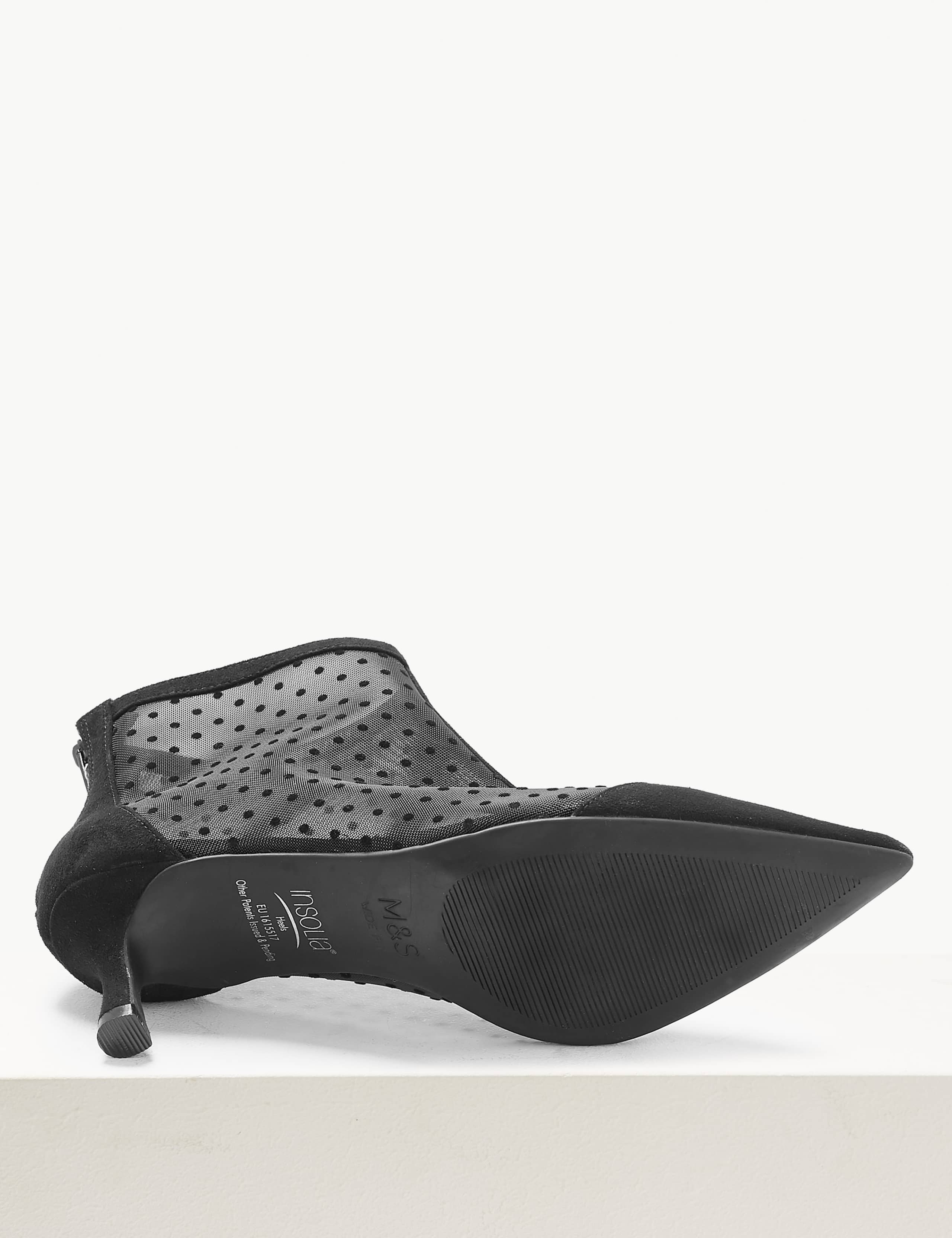 Wide Fit Kitten Heel Ankle Boots 5 of 5