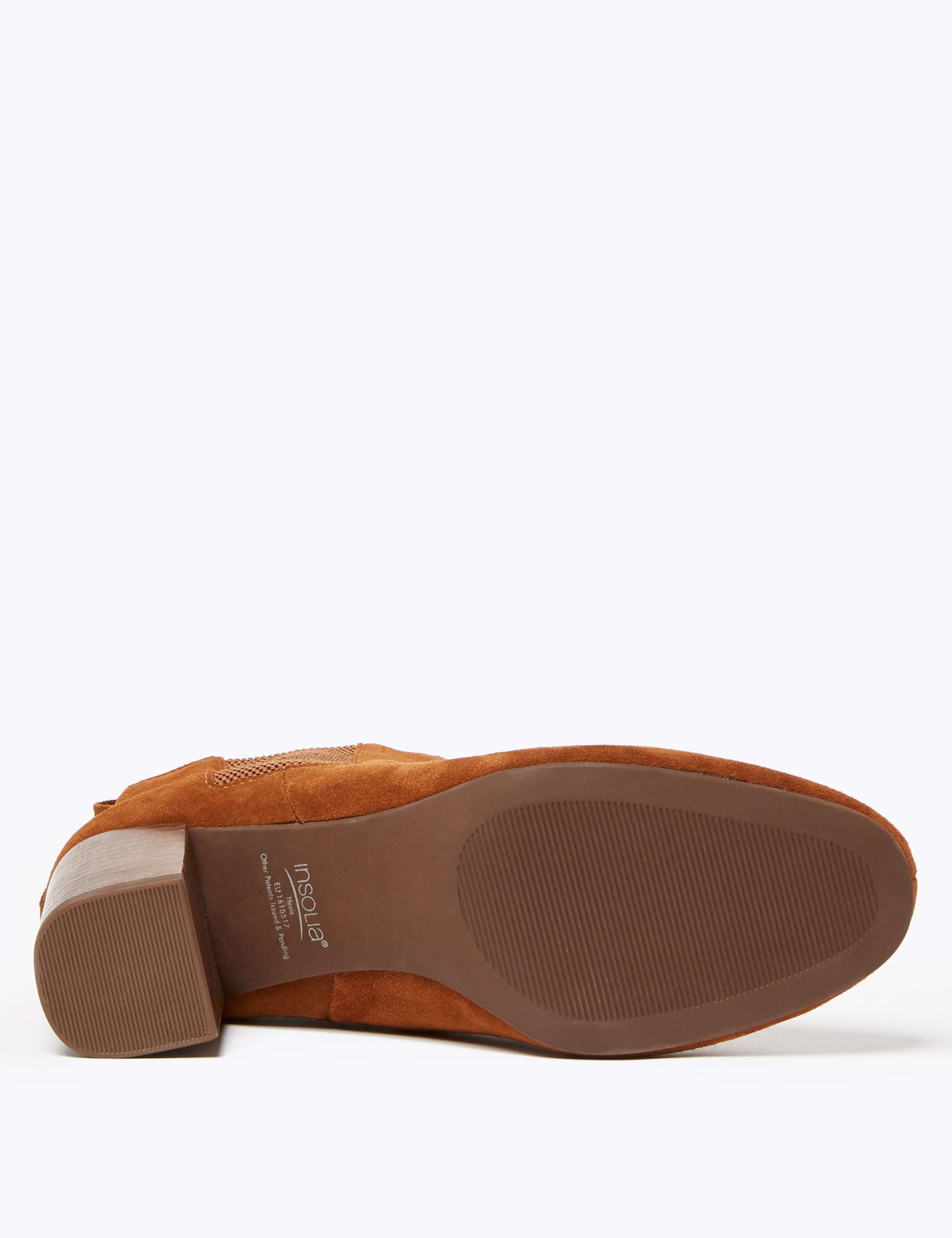 Suede Almond Toe Ankle Boots 5 of 5