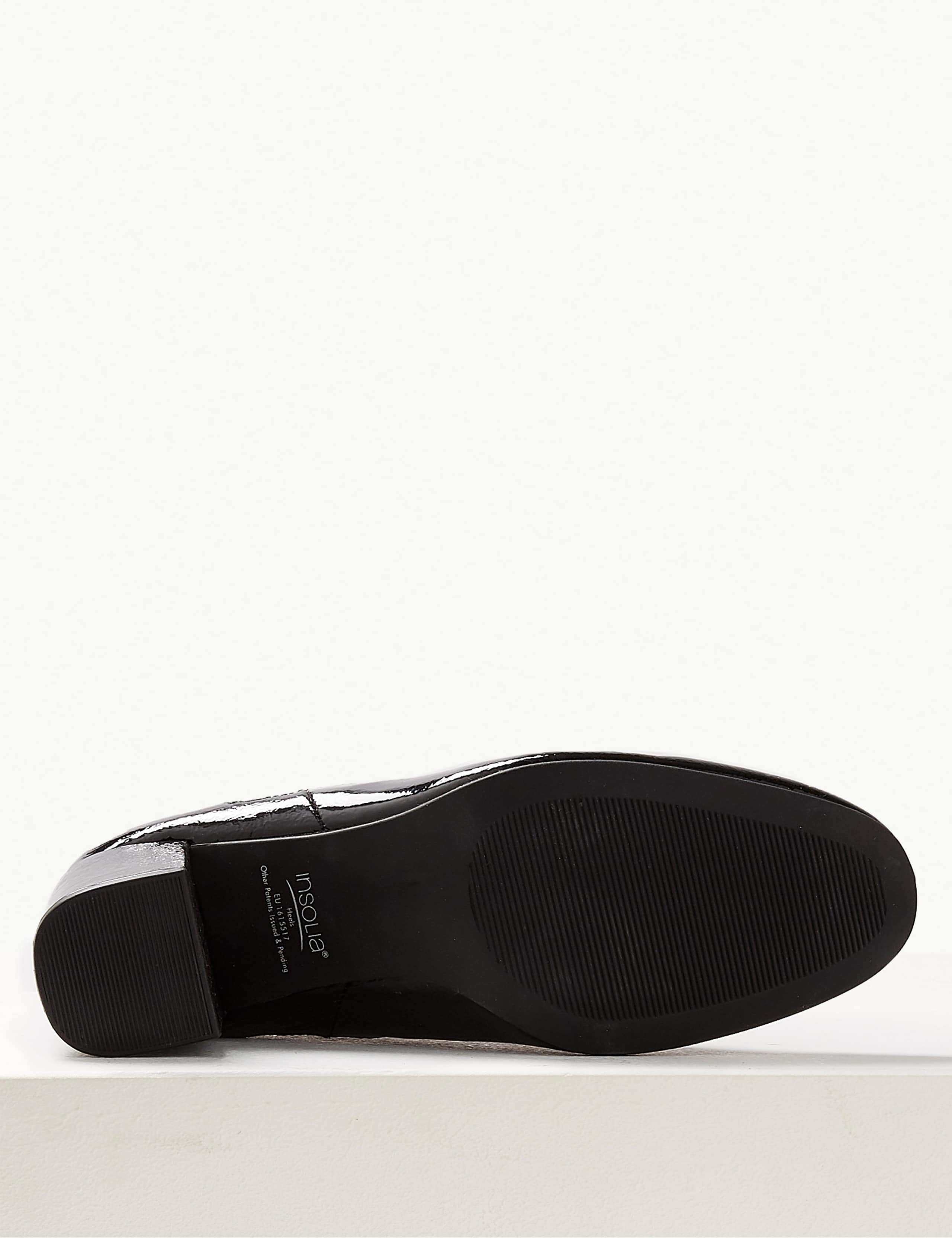 Leather Patent  Block Heel Chelsea Ankle Boots 5 of 5
