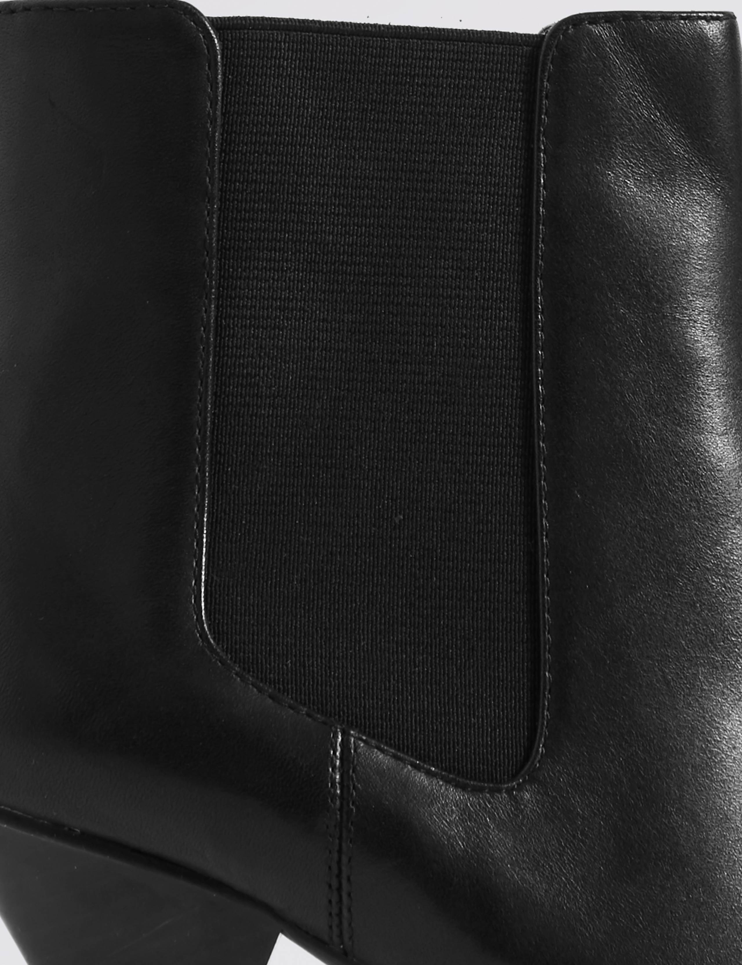 Leather Cone Heel Ankle Boots 6 of 6