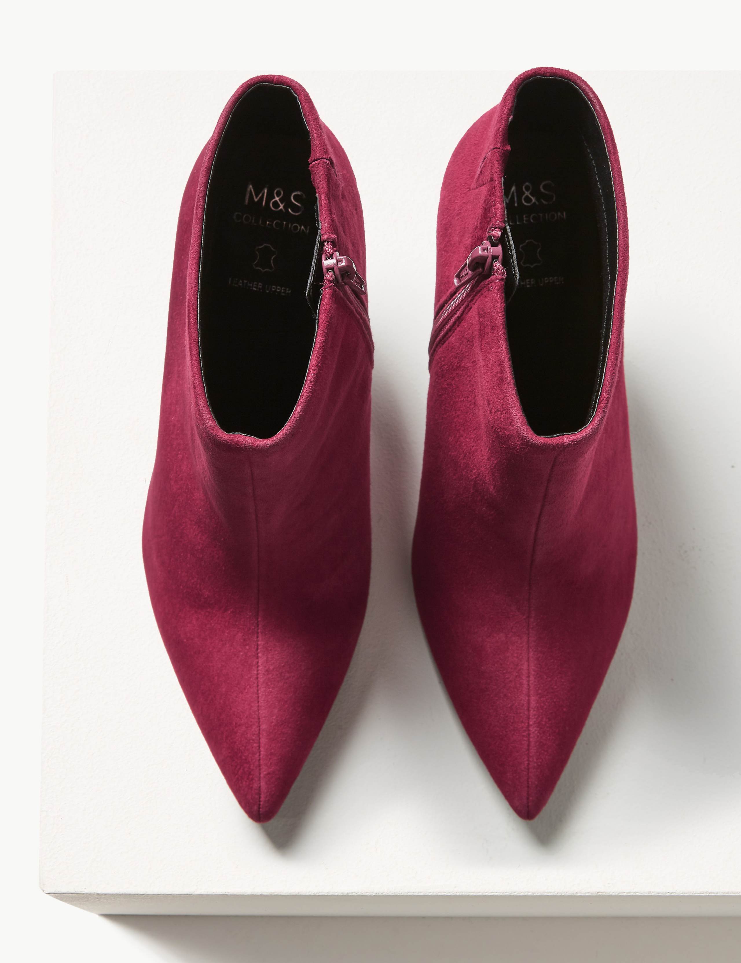 Suede Smart Point Ankle Boots 4 of 6