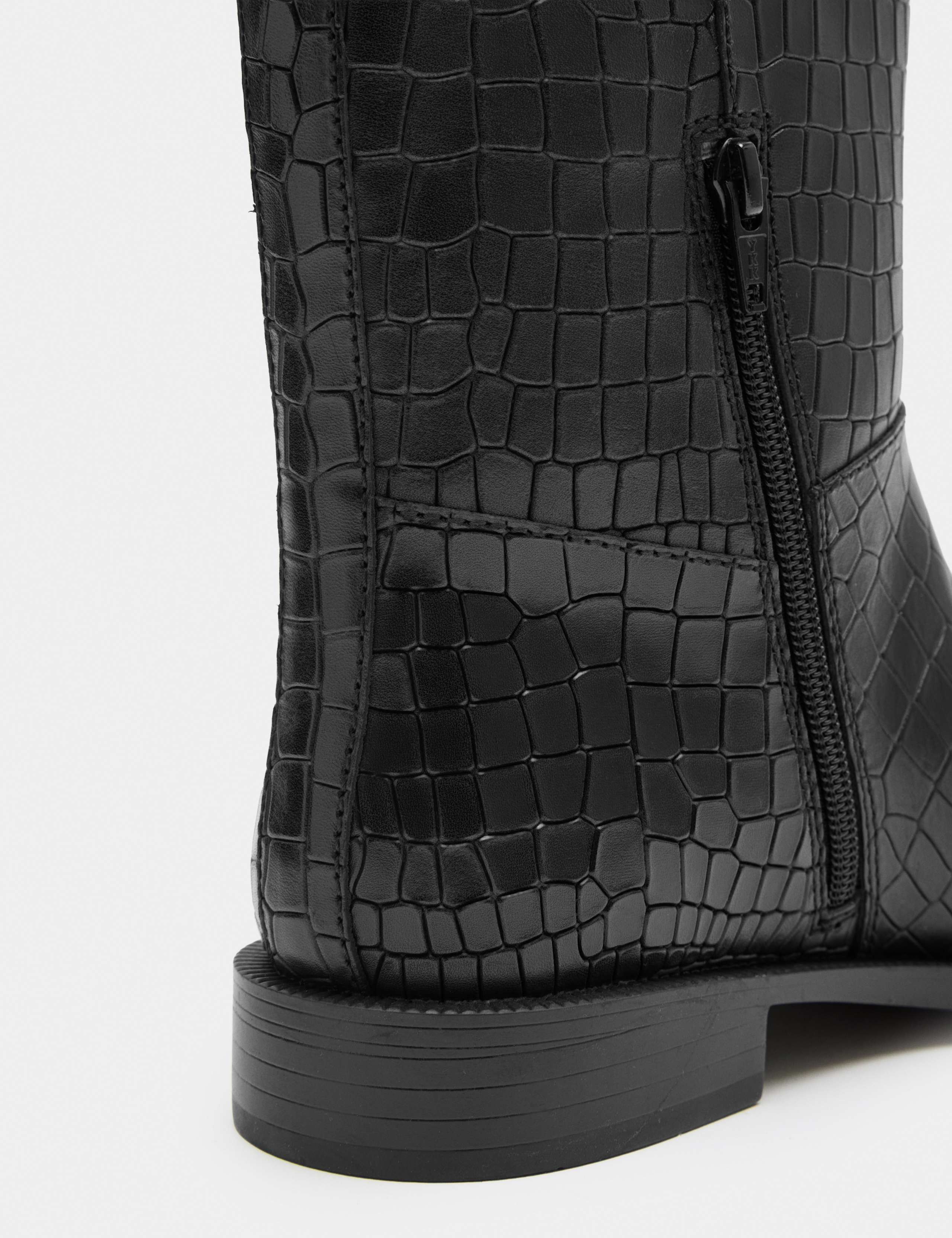Leather Block Heel Boots 3 of 3
