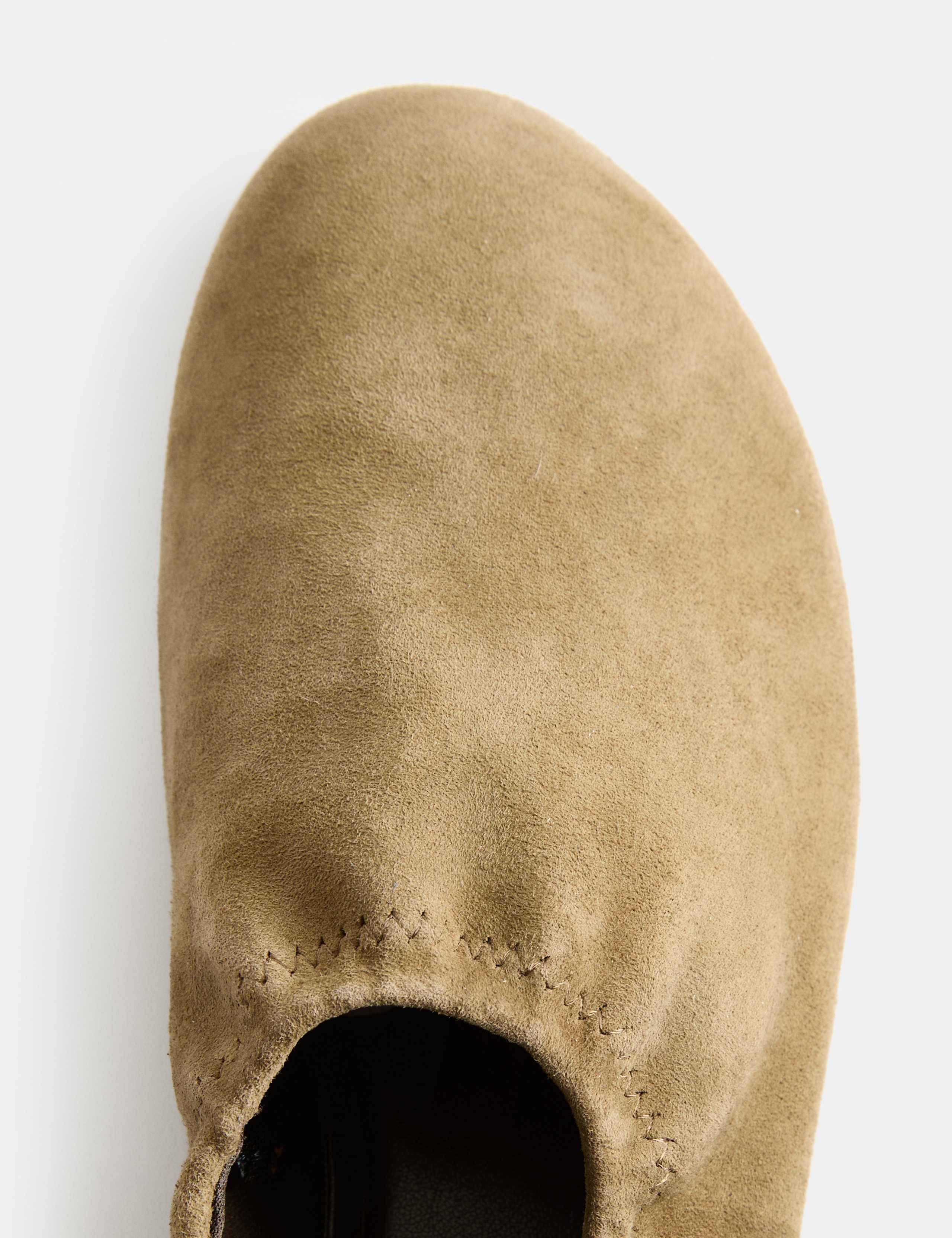 Suede Flat Ballet Pumps 3 of 3