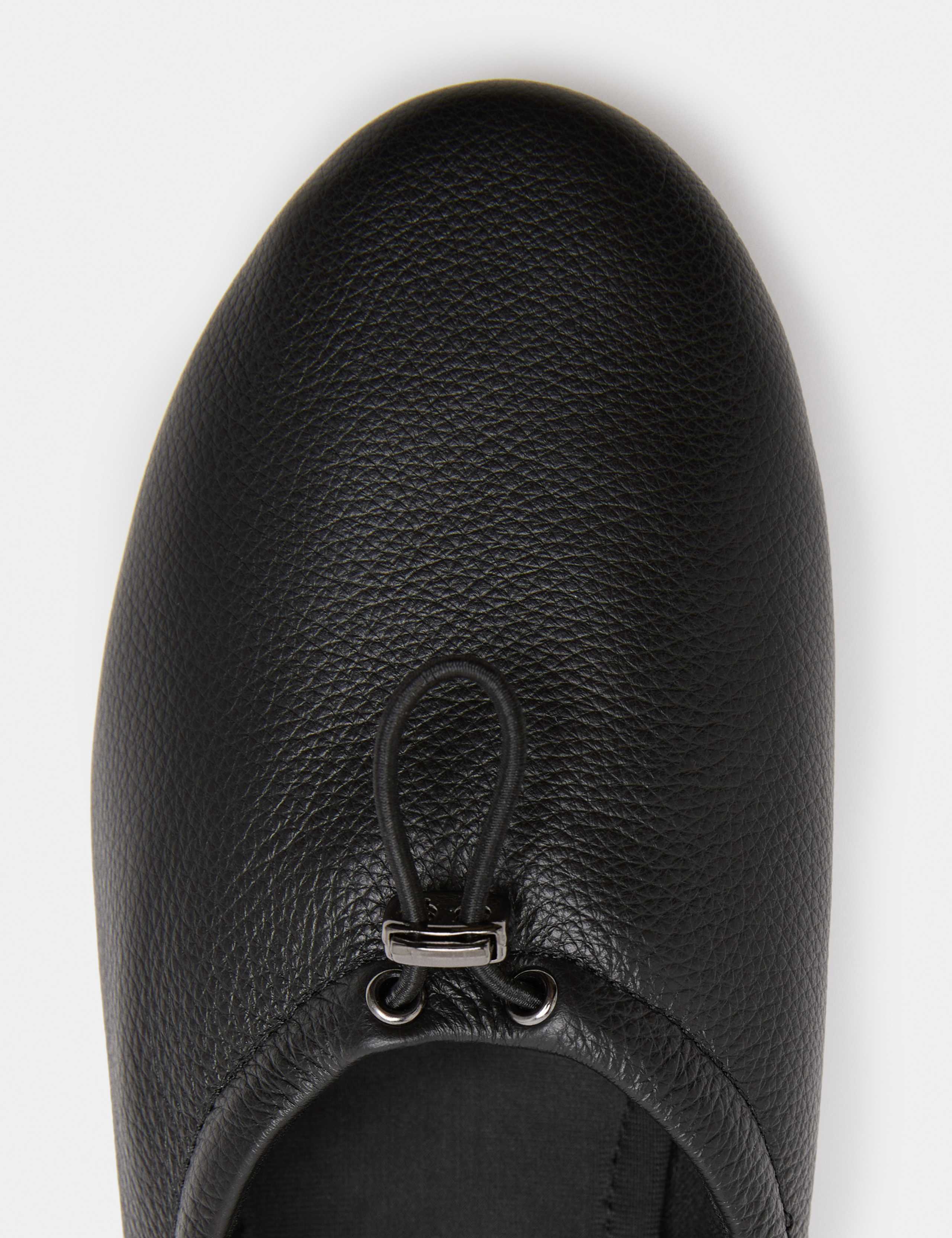Leather Toggle Ballet Pumps 3 of 3