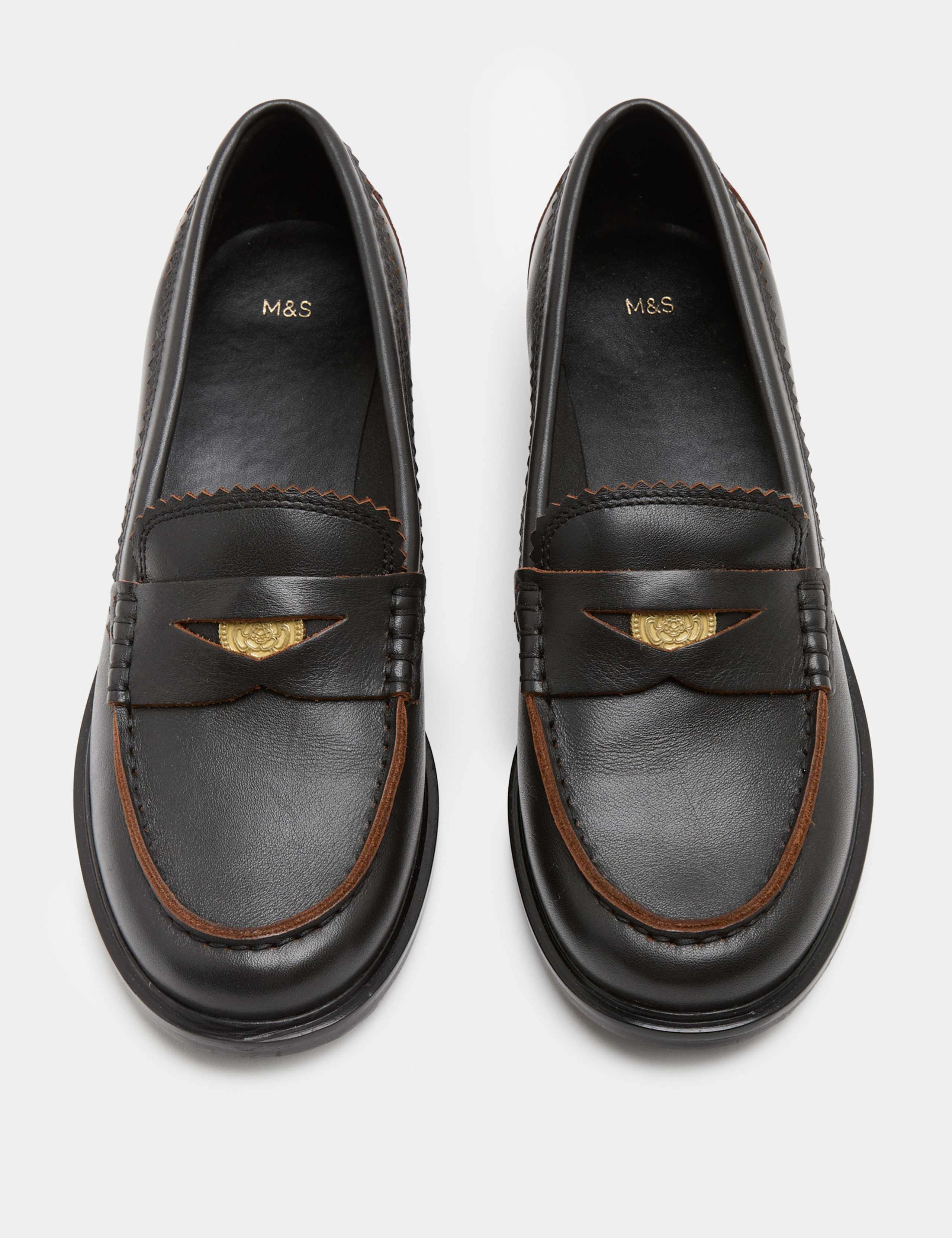 Leather Penny Loafers 2 of 3