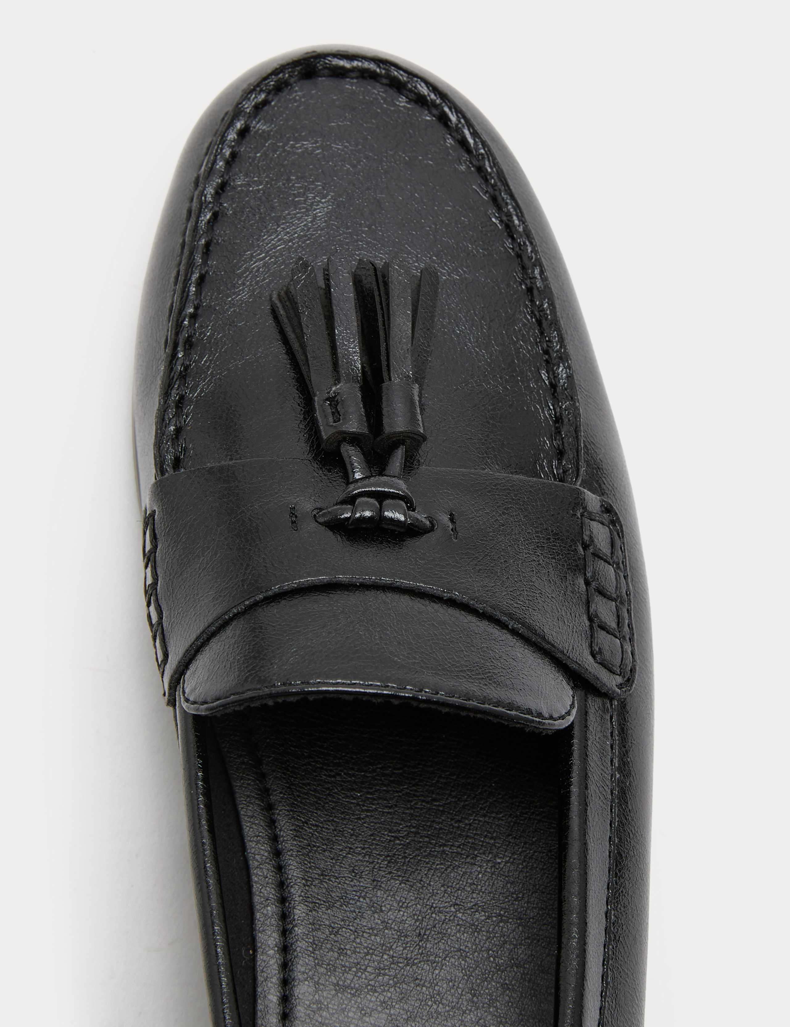 Tassel Block Heel Loafers 3 of 3
