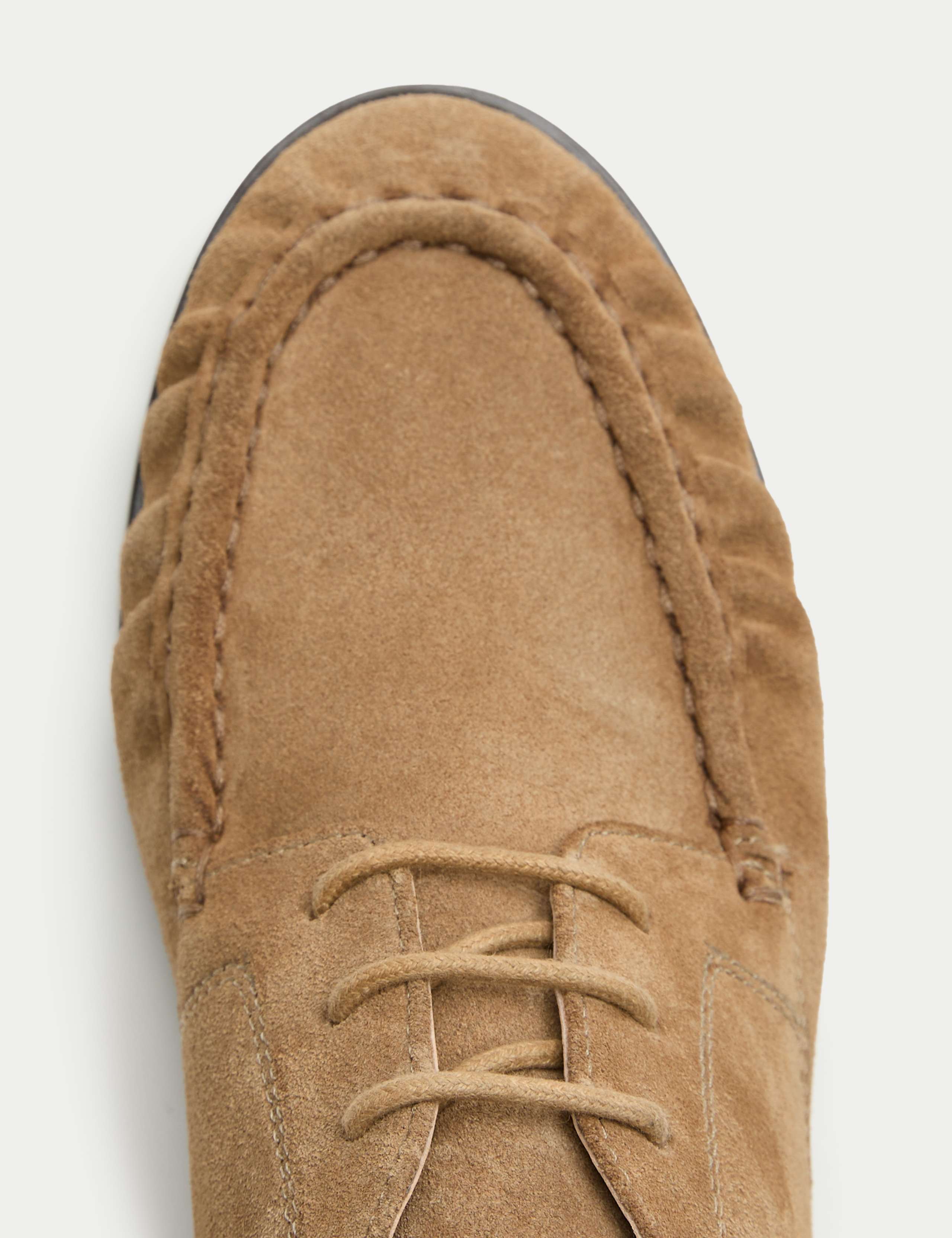 Suede Ruched Lace Up Boots 3 of 3