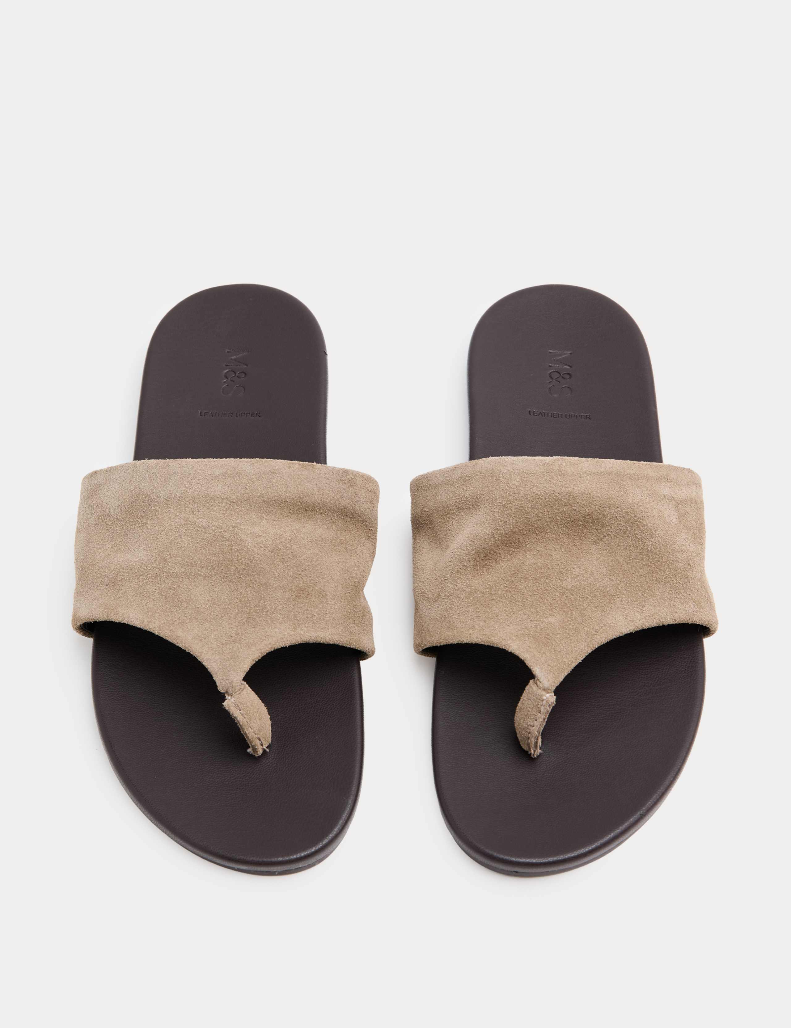 Suede Flat Mules 2 of 3