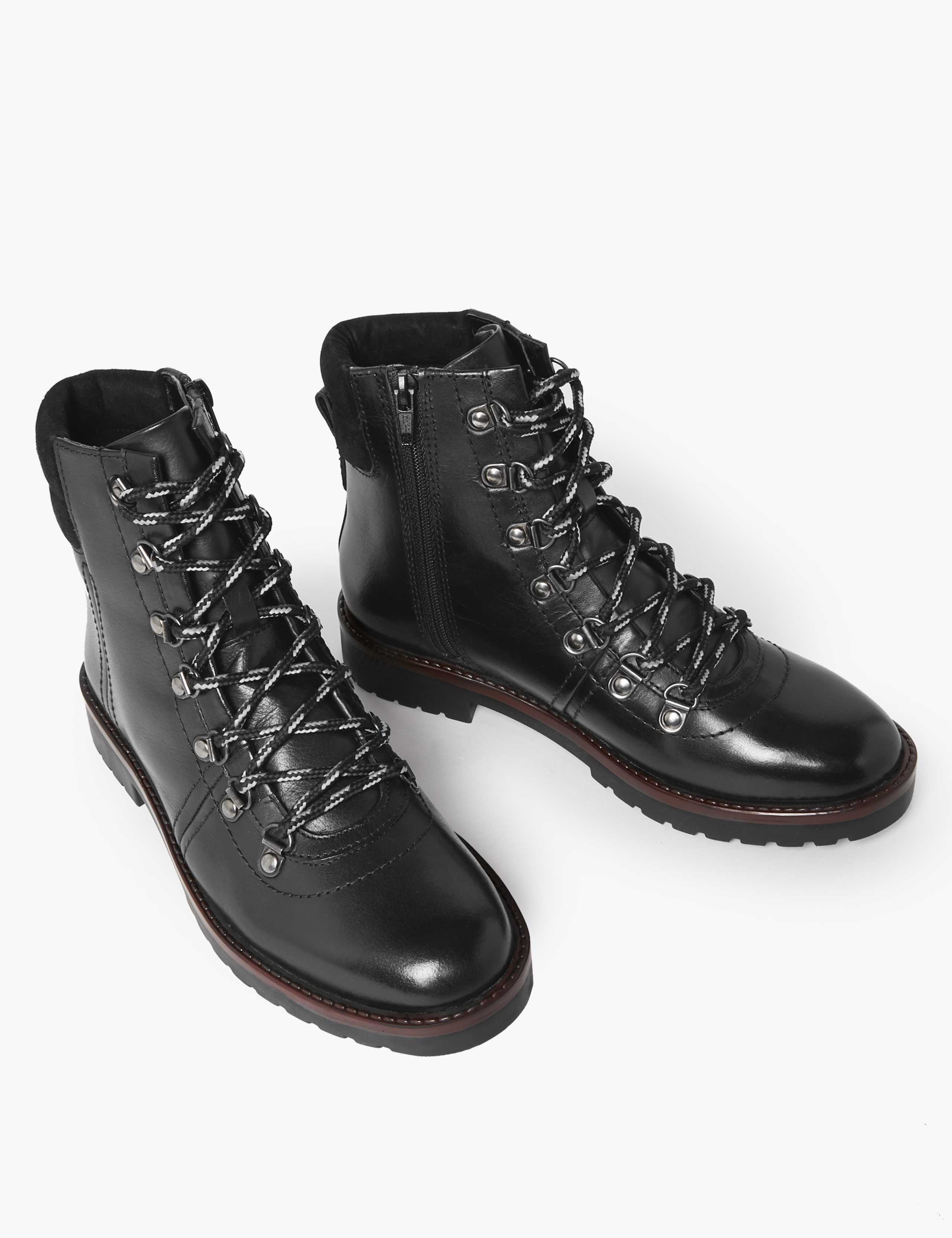 Leather Hiker Ankle Boots 3 of 6