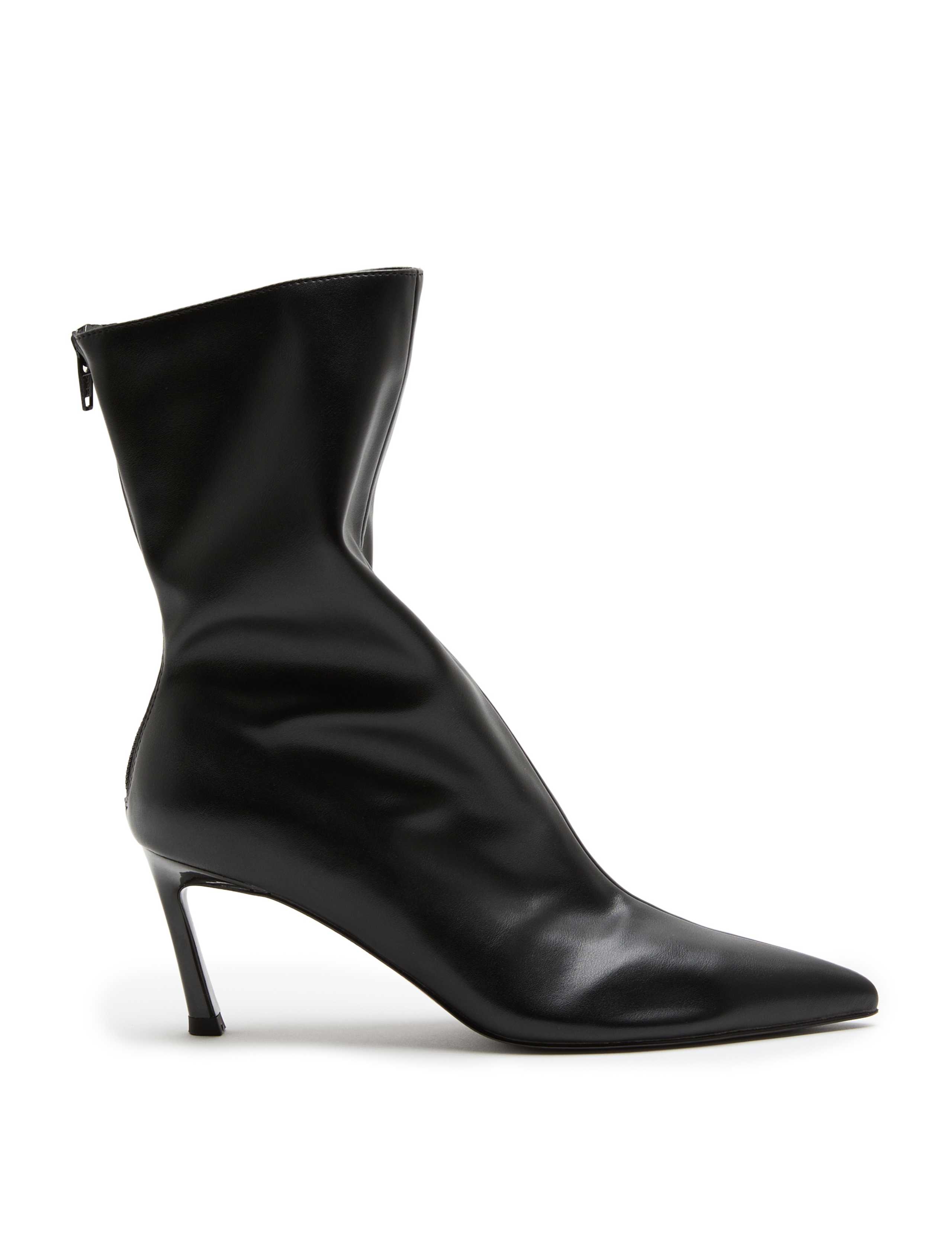 Ruched Stiletto Heel Pointed Sock Boots 2 of 3