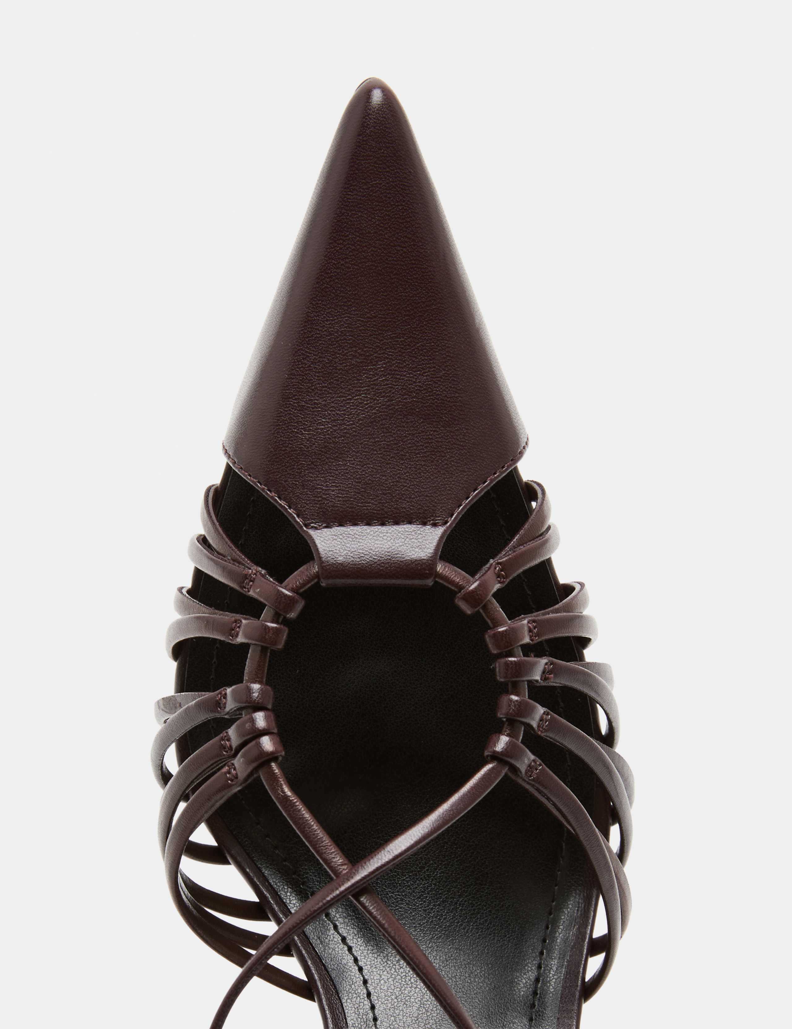 Strappy Stiletto Heel Pointed Court Shoes 3 of 3