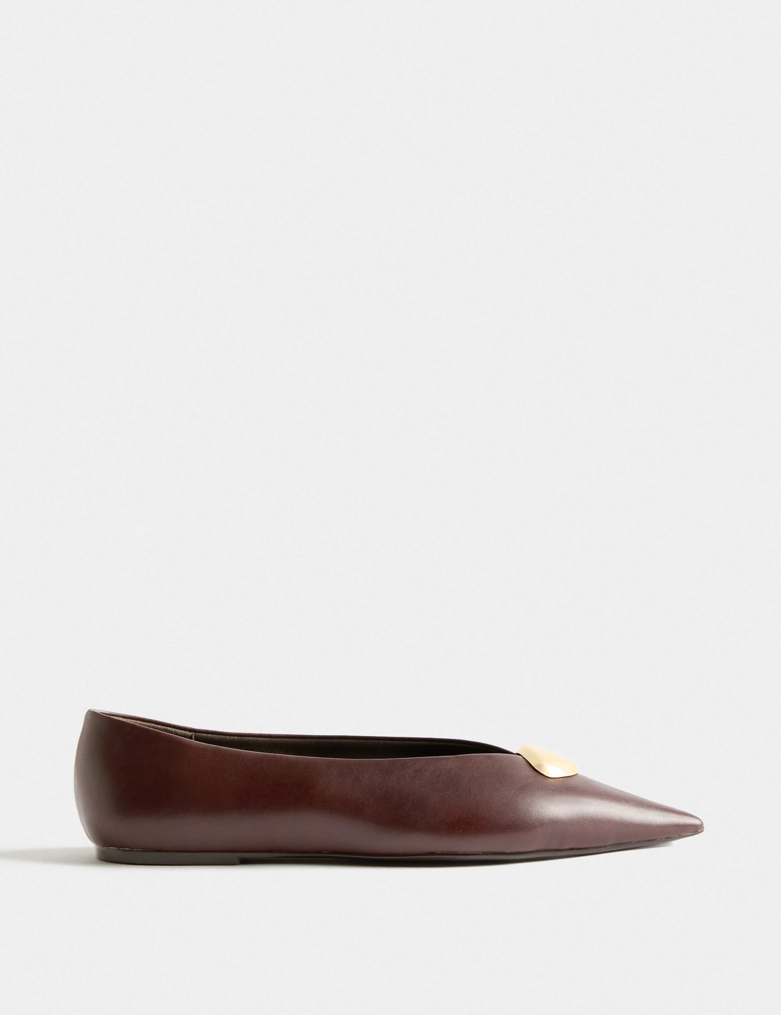Trim Pointed Toe Ballet Pumps 2 of 3