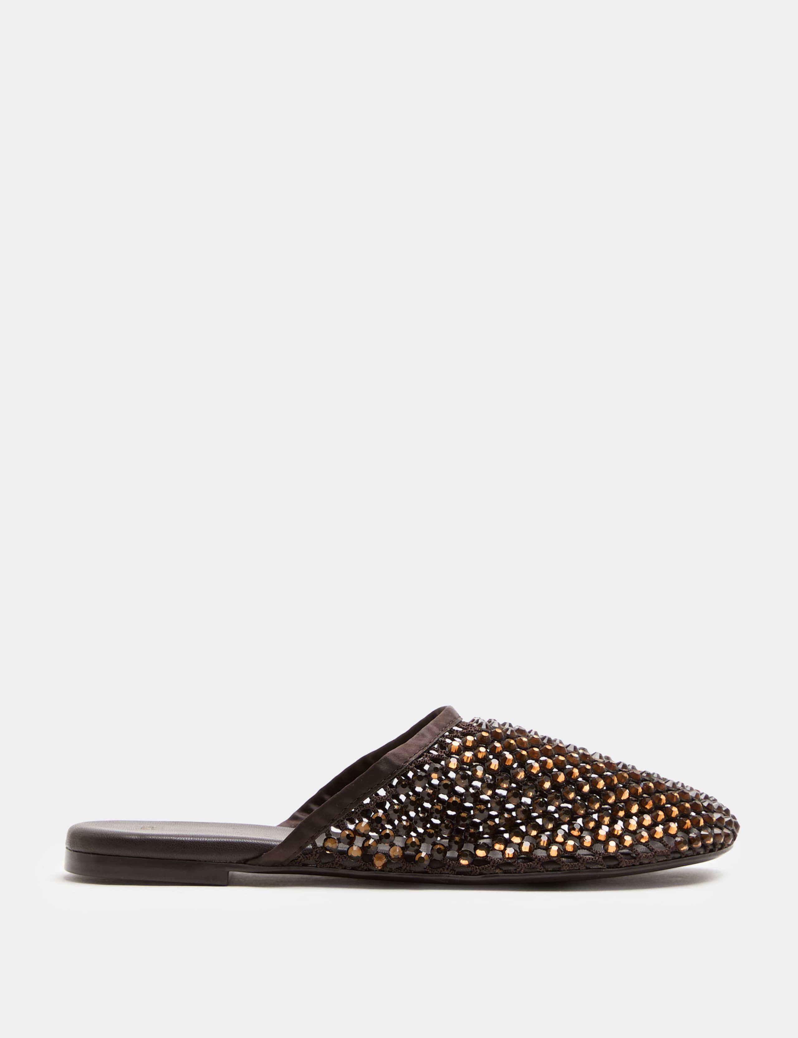 Embellished Flat Mules 2 of 3