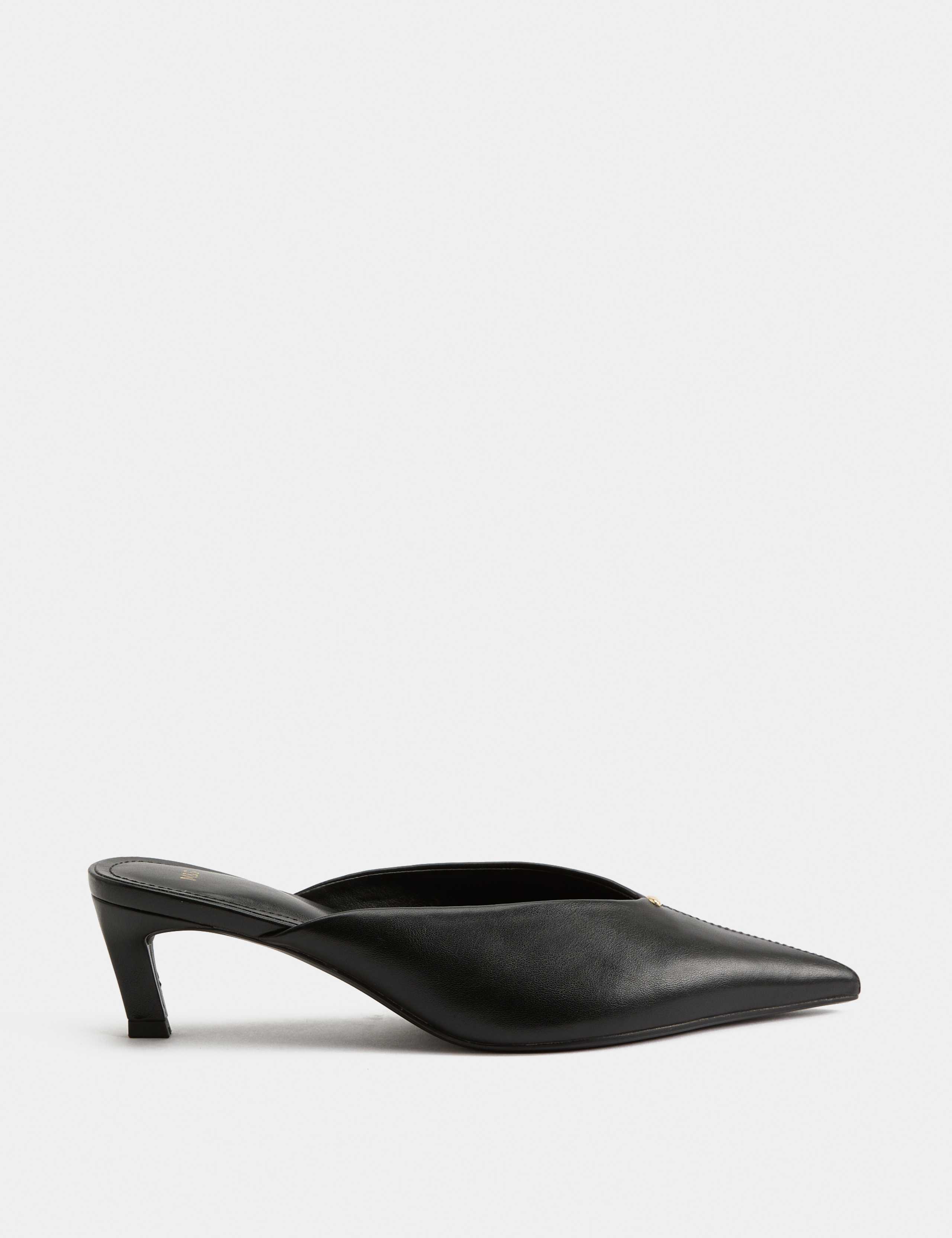 Kitten Heel Pointed Toe Mules 2 of 3