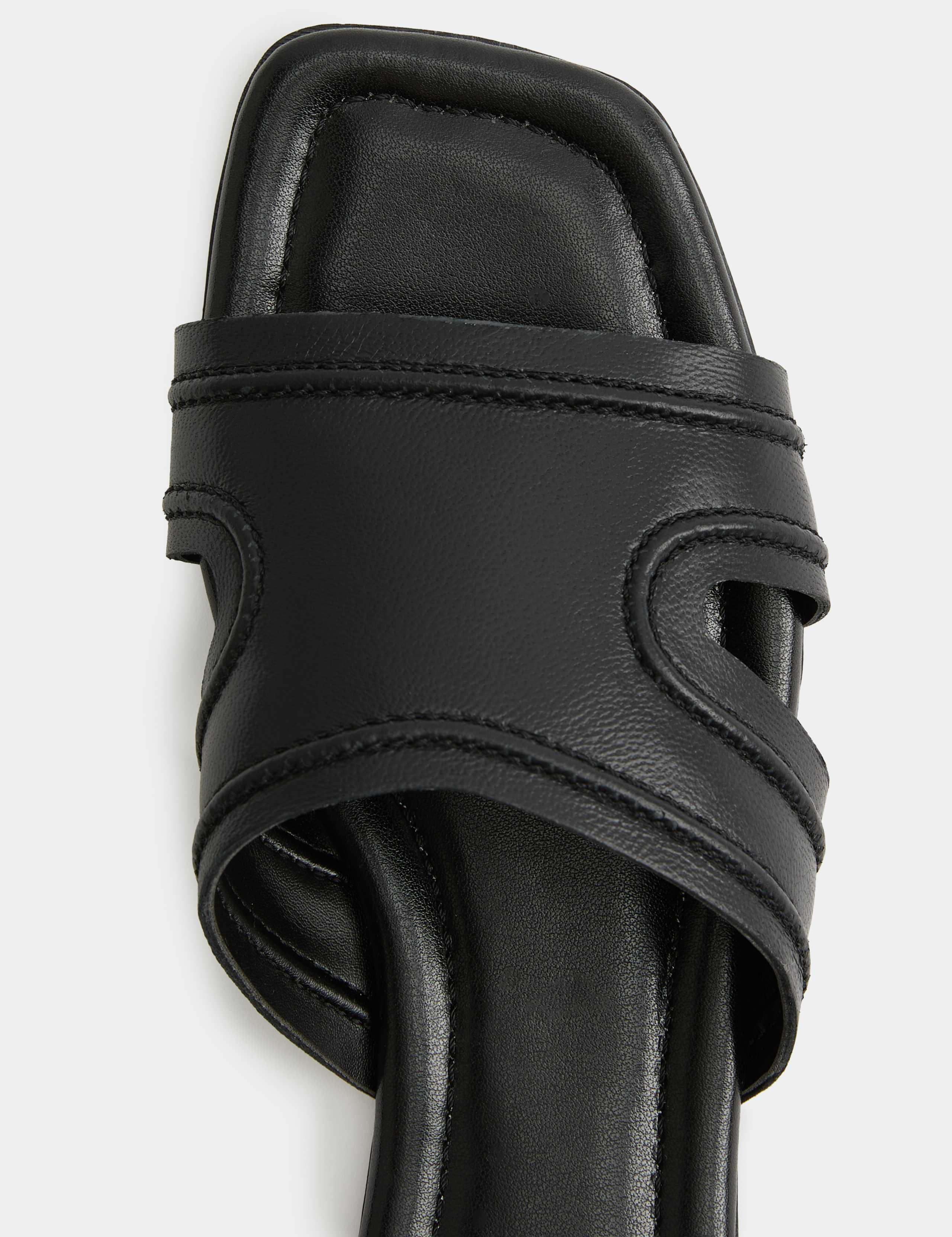 Leather Flat Mules 3 of 3